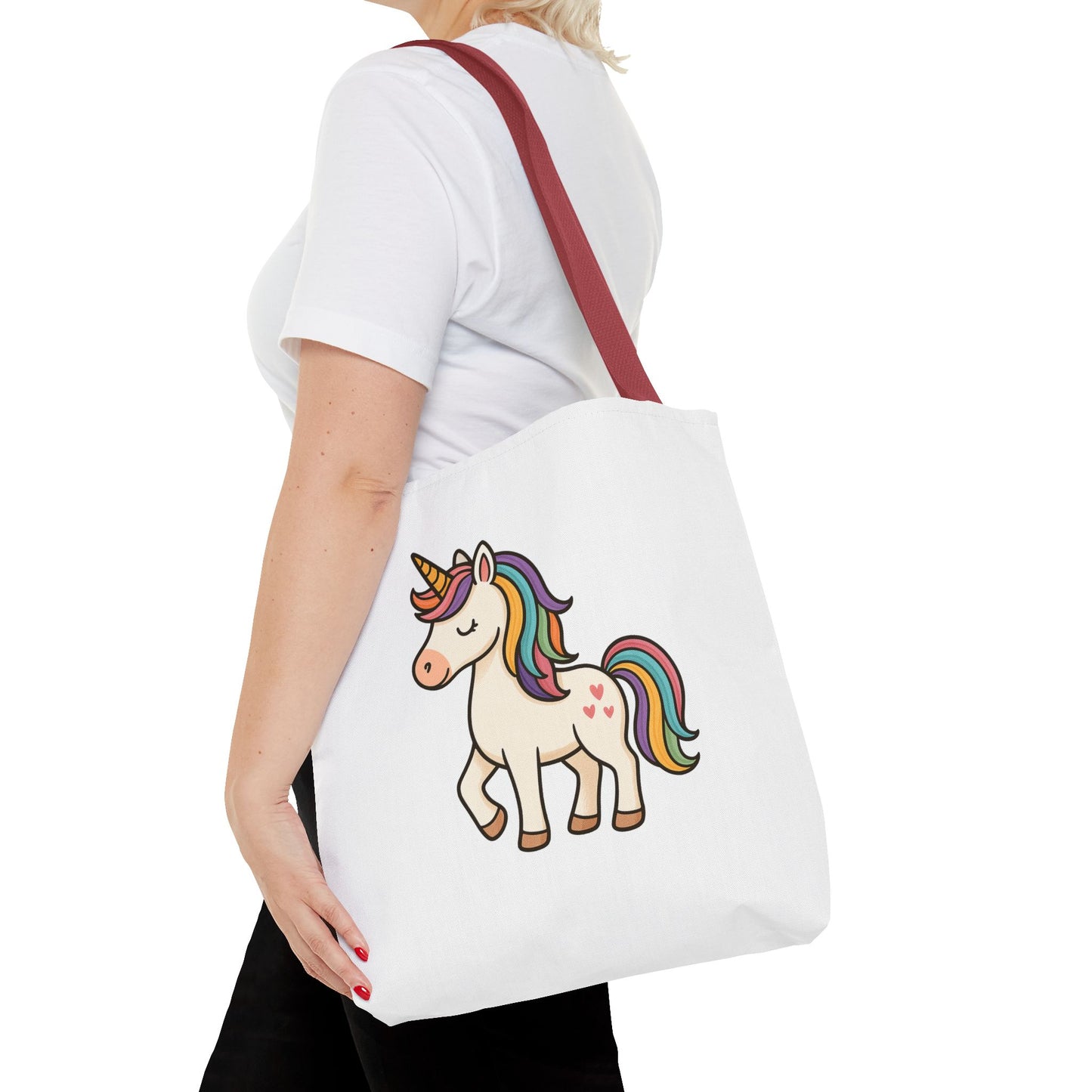 Whimsical Unicorn Tote Bag, Cute Daily Purse, Artsy Gift, Eco-Friendly Shopper, Fun Beach Bag, Magical Adventure Companion