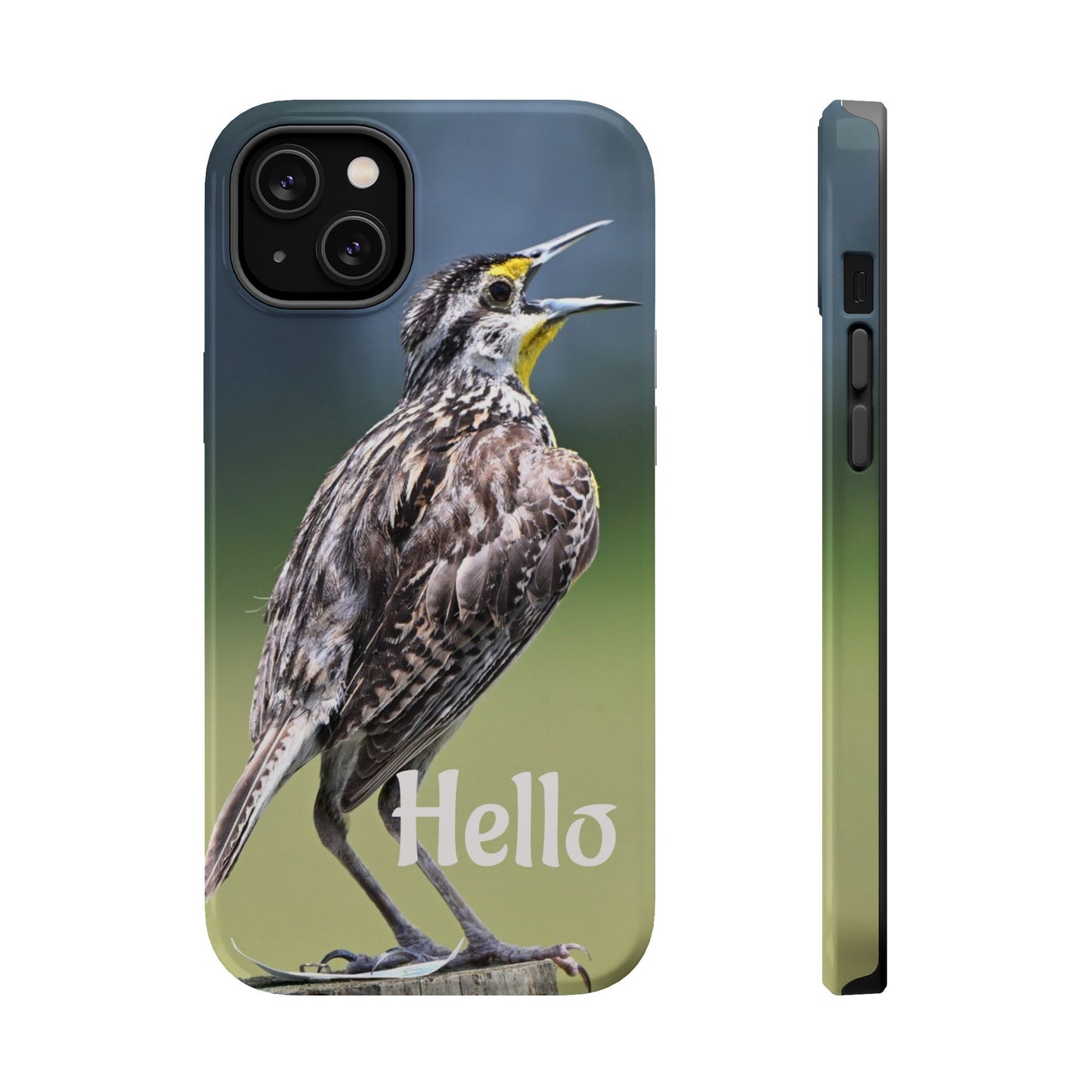 Bird-Themed Magnetic Tough Cases with 'Hello', Stylish Phone Protectors, Gifts for Nature Lovers, Birdwatching Accessories, Wildlife [...]
