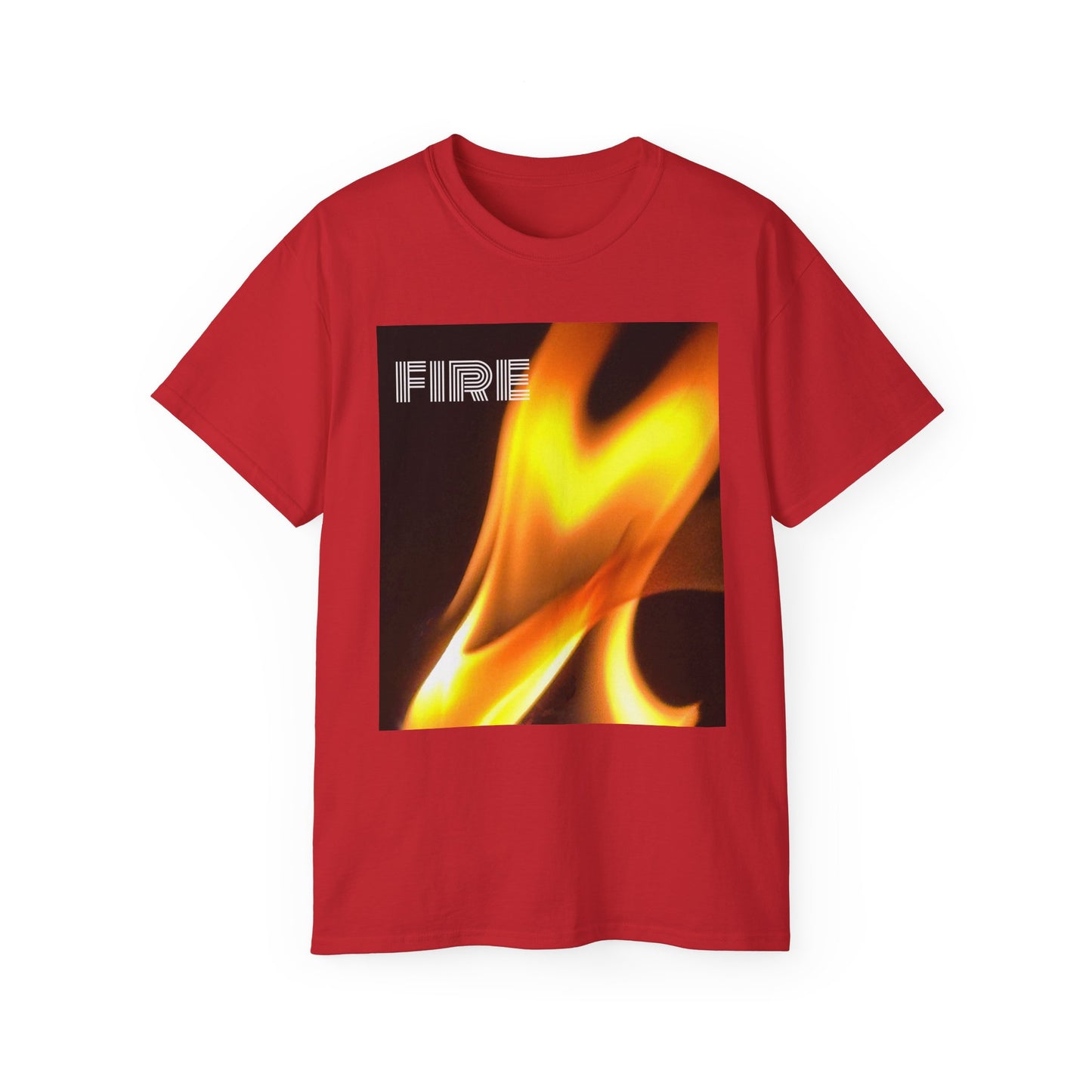 Fiery Vibes Unisex Ultra Cotton Tee, Graphic Tee, Streetwear, Casual Wear, Gift for Her, Gift for Him