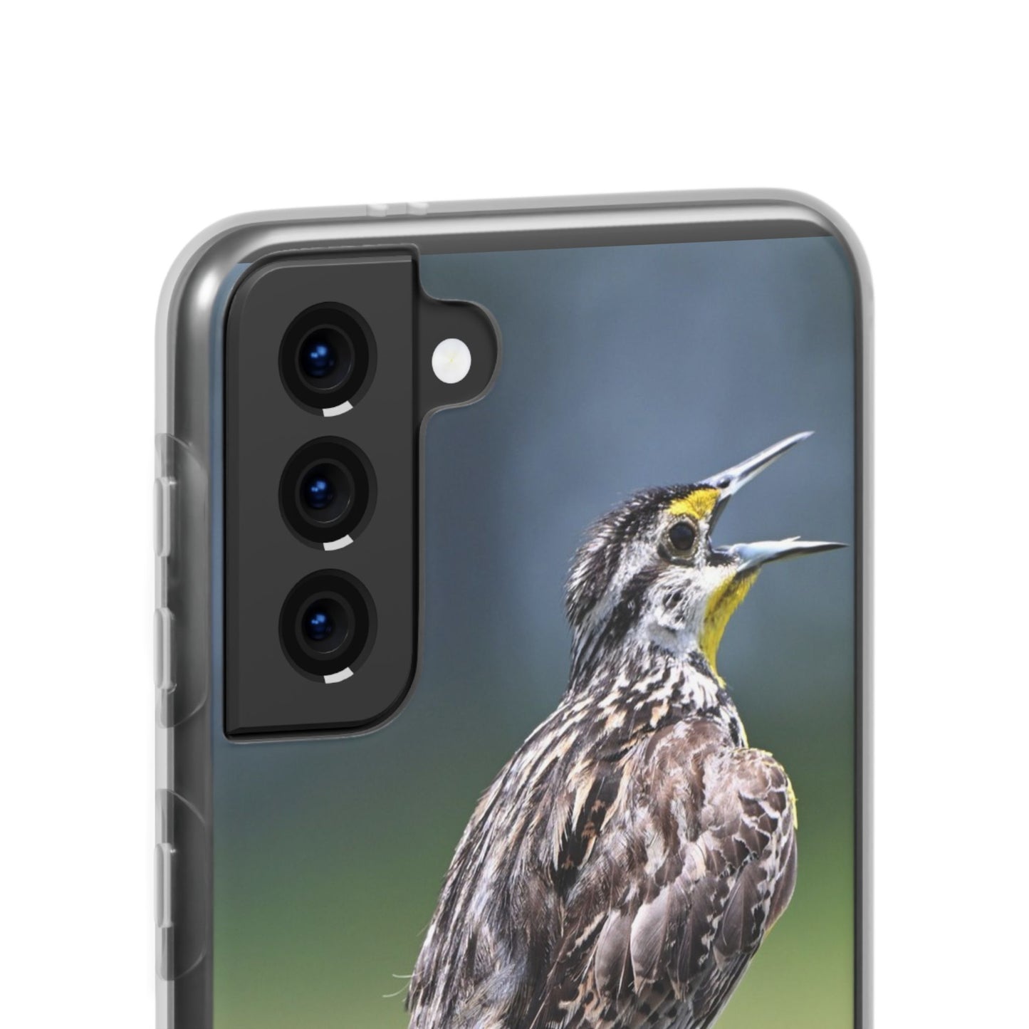 Singing Meadowlark Phone Case – Nature Bird Photo Flexi Case