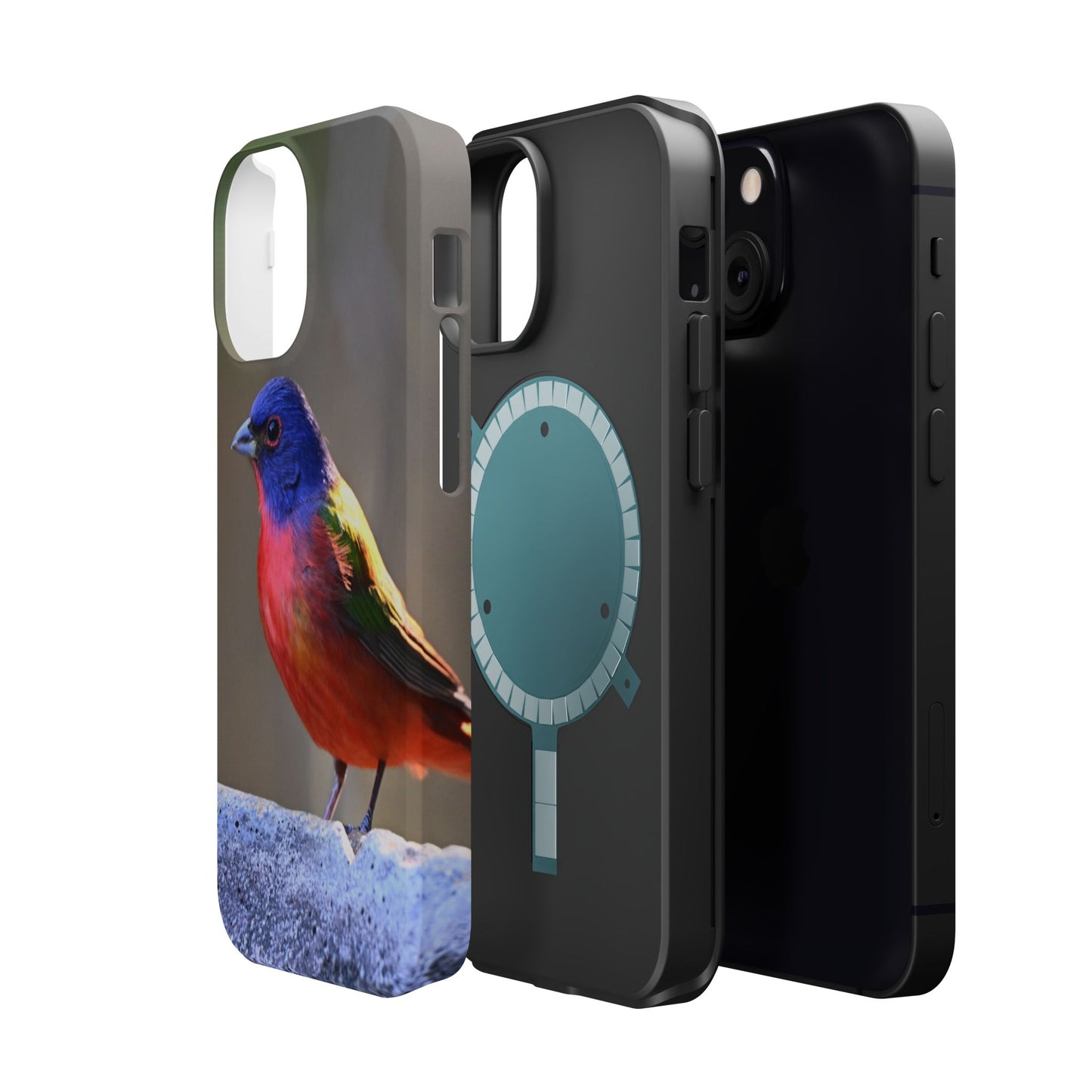 Colorful Bird Phone Case, Magnetic Tough Cases, Nature Lover Gift, Wildlife Phone Cover, Eco-Friendly Tech Accessories