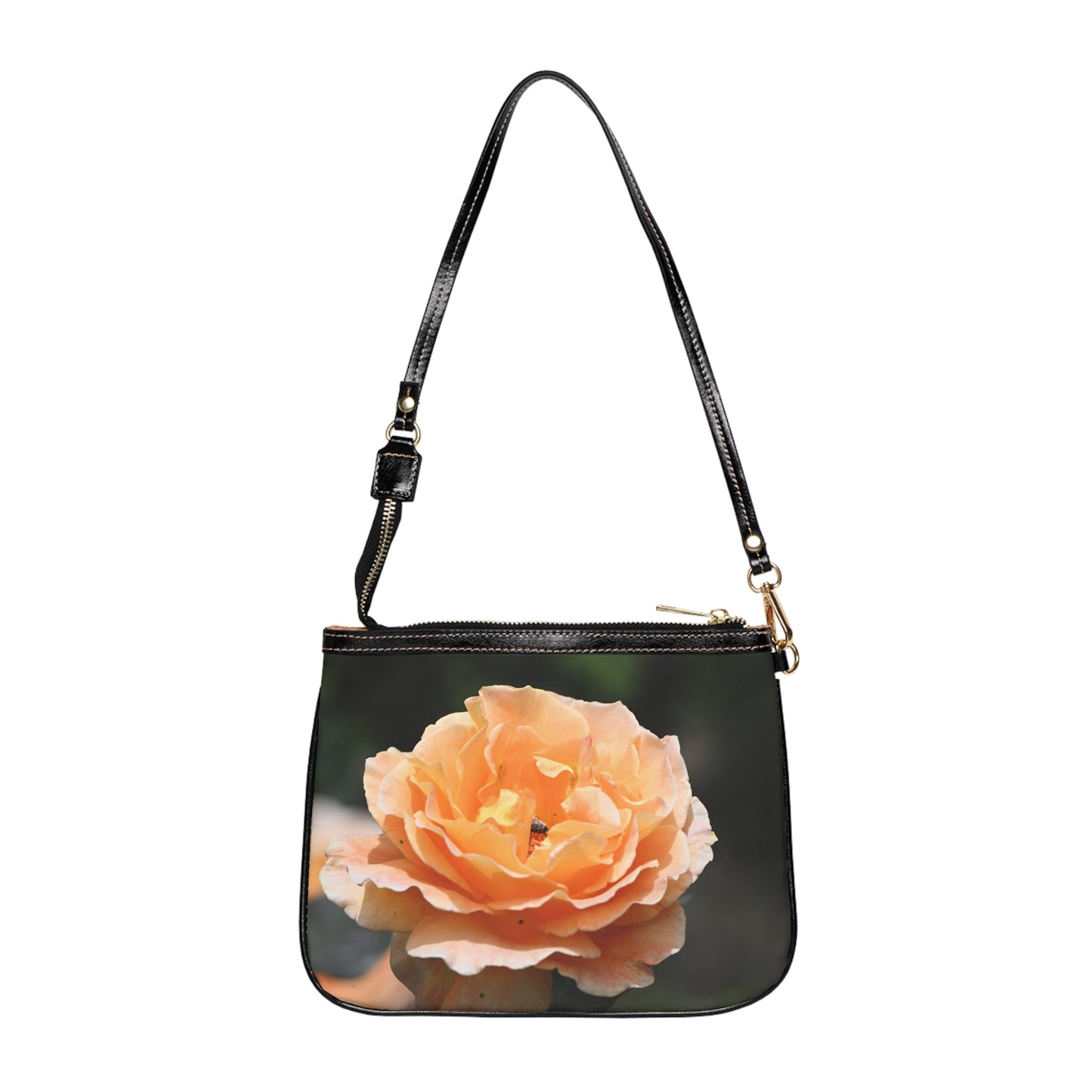 Floral Rose Shoulder Bag – Peach Garden Small Shoulder Bag