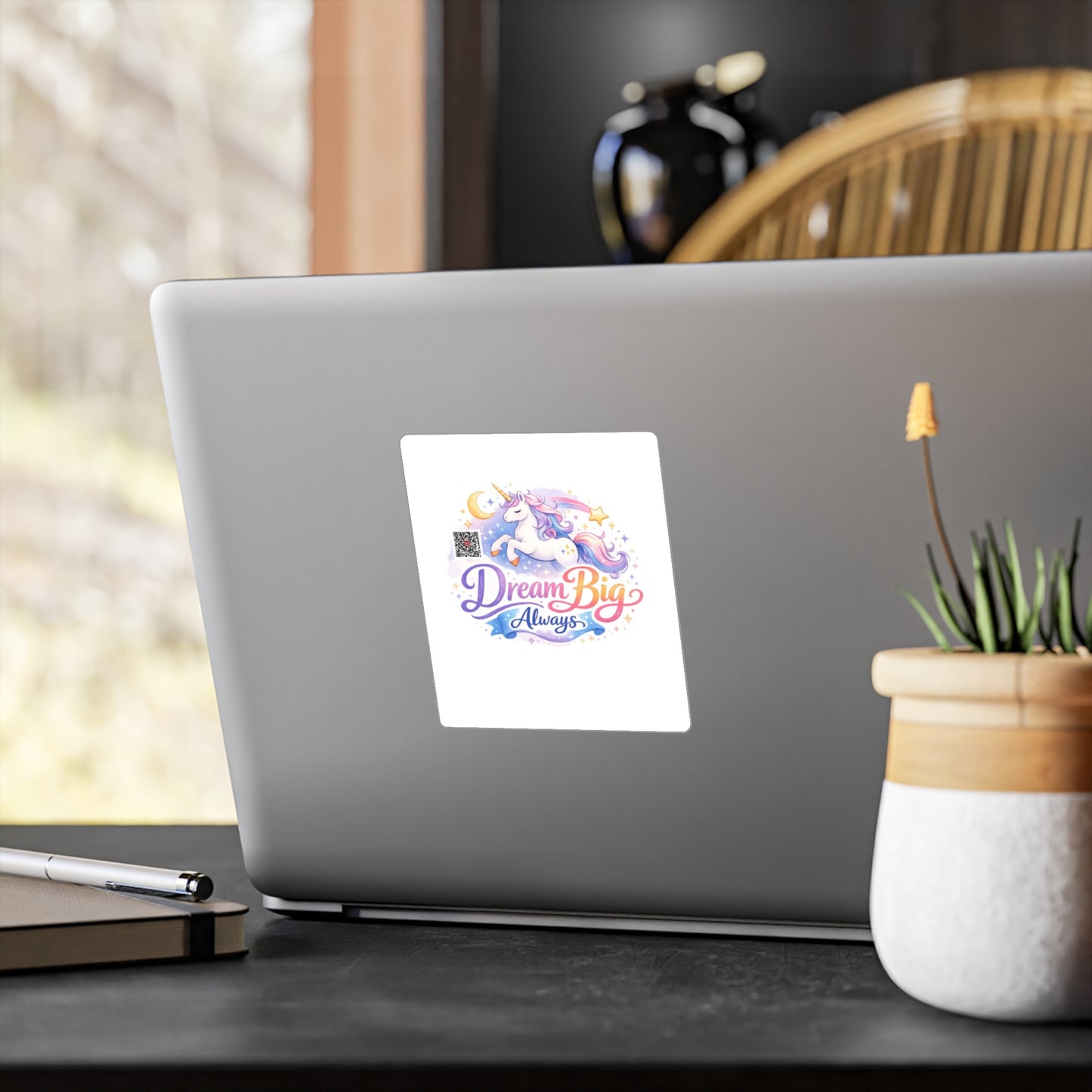 Dream Big Always Unicorn Sticker — Kiss-Cut Vinyl Decal