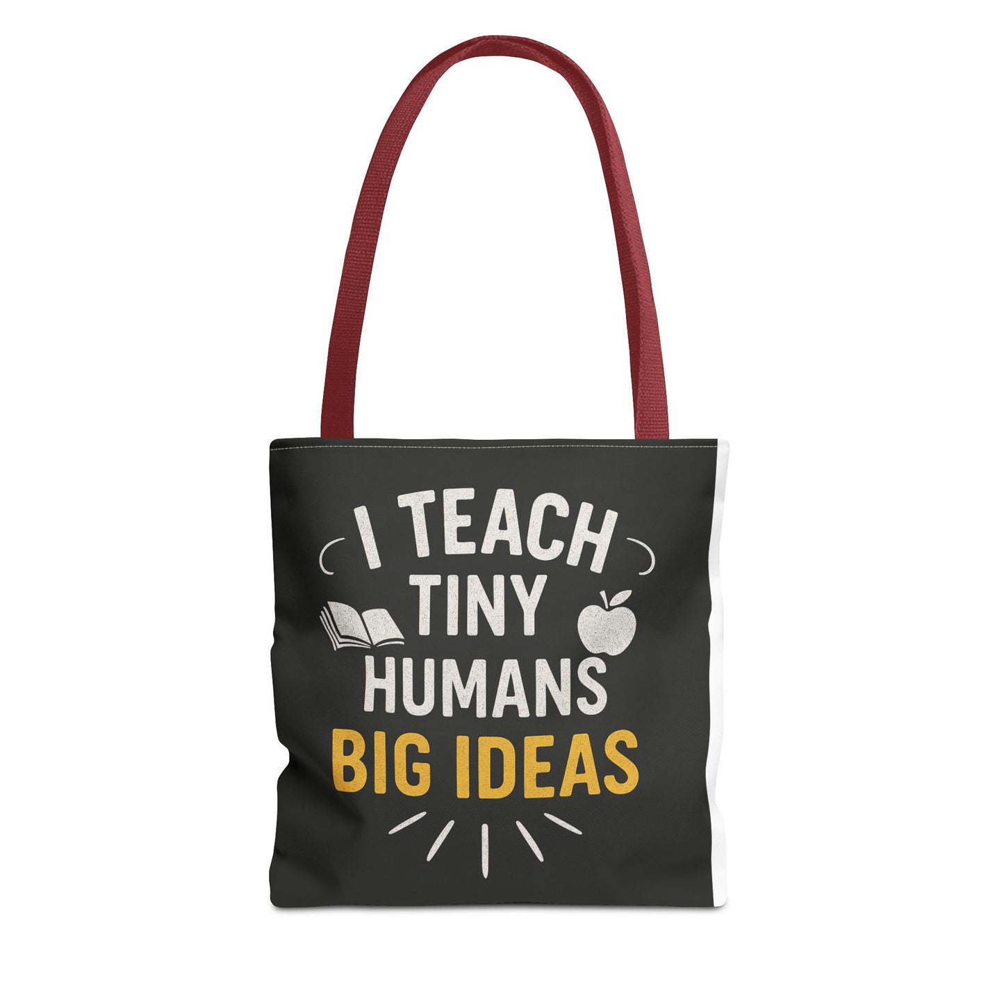 Inspirational Teacher Tote Bag - I Teach Tiny Humans Big Ideas, Perfect for Educators, Back to School, Classroom Essentials, Gifts for [...]