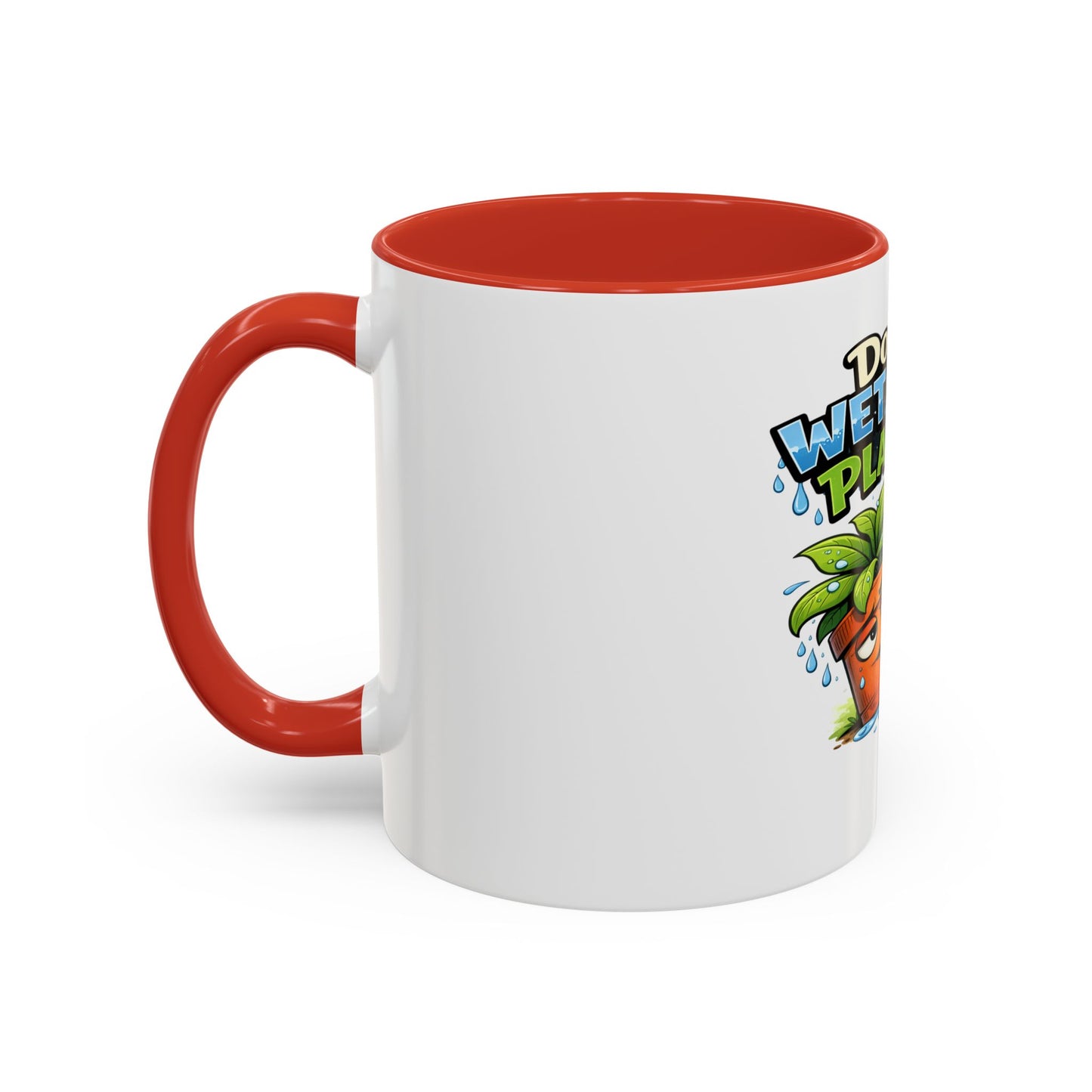 Do You Wet Your Plants? Accent Coffee Mug — Funny Plant Parent Gift (11/15oz)