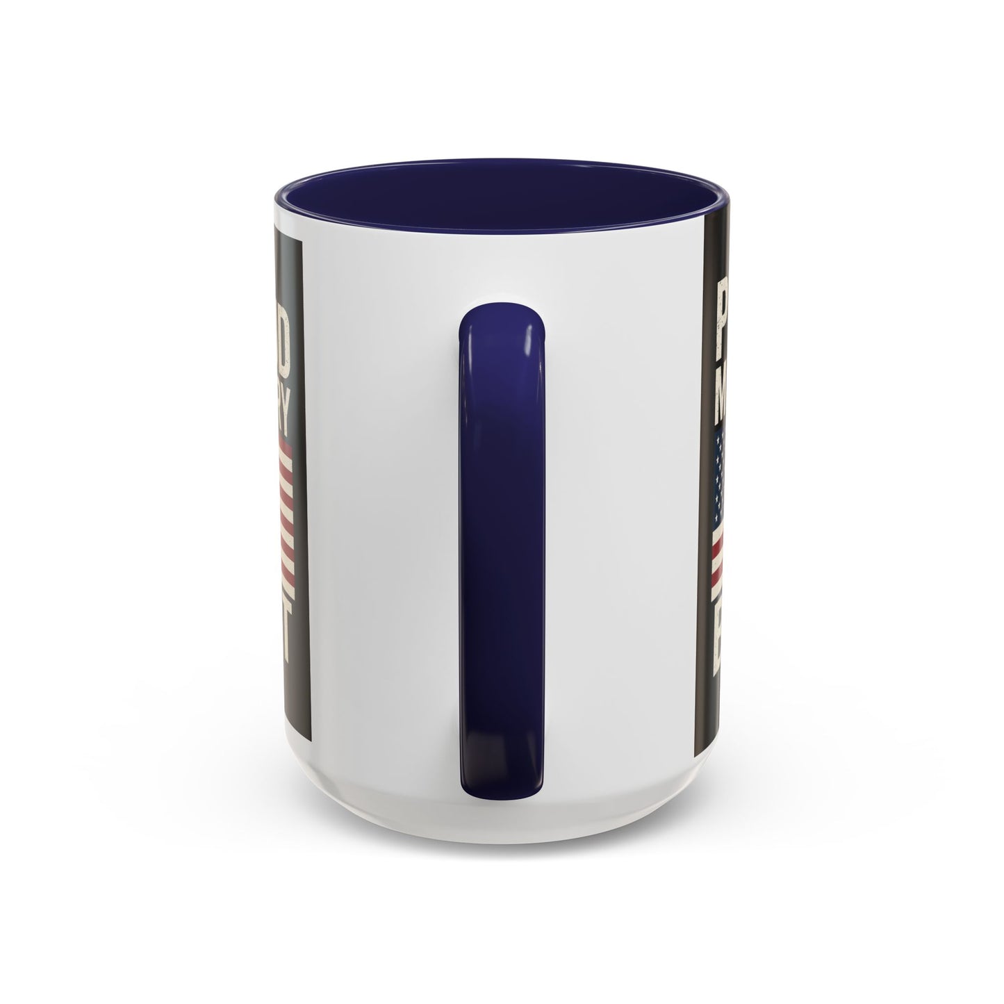 Proud Military Brat Coffee Mug, Veteran Appreciation Gift, Military Family Mug, USA Pride, Father's Day Gift, Patriotic Drinkware