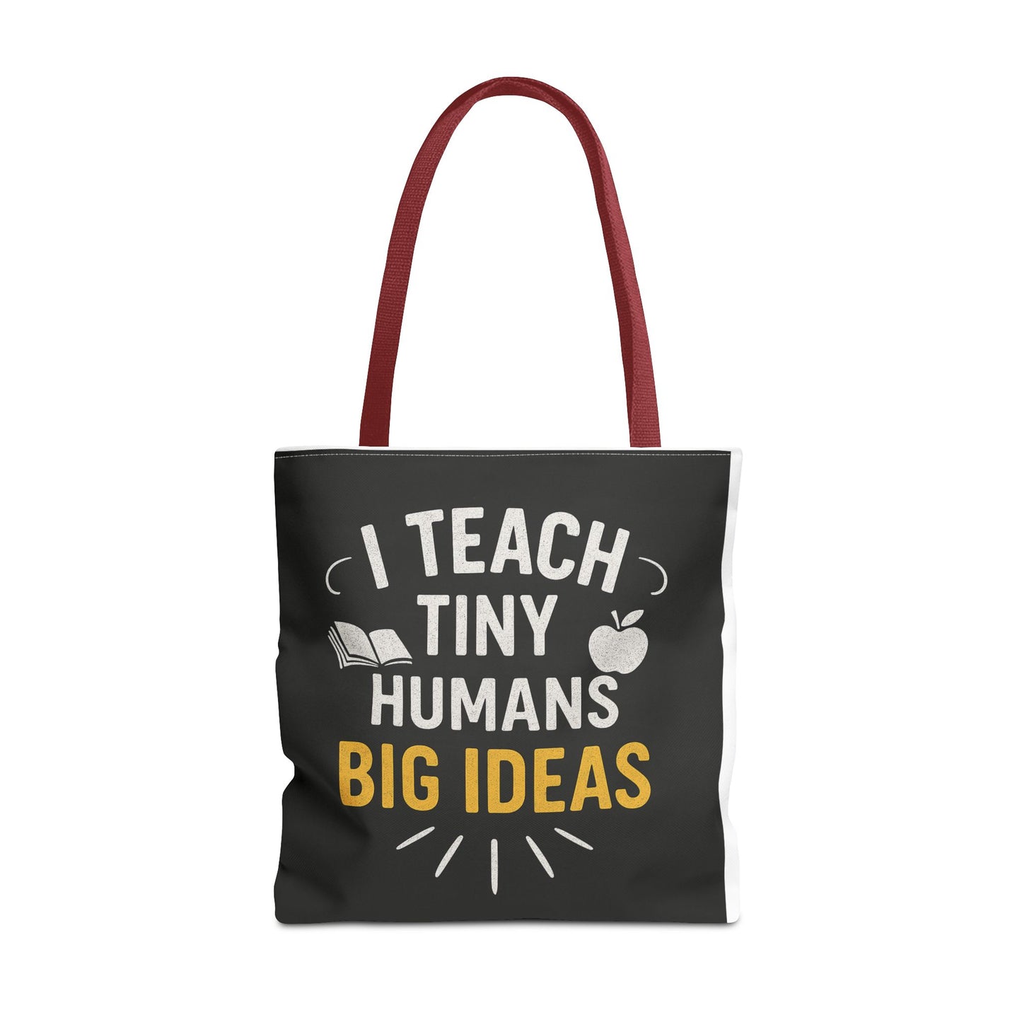 Inspirational Teacher Tote Bag - I Teach Tiny Humans Big Ideas, Perfect for Educators, Back to School, Classroom Essentials, Gifts for [...]