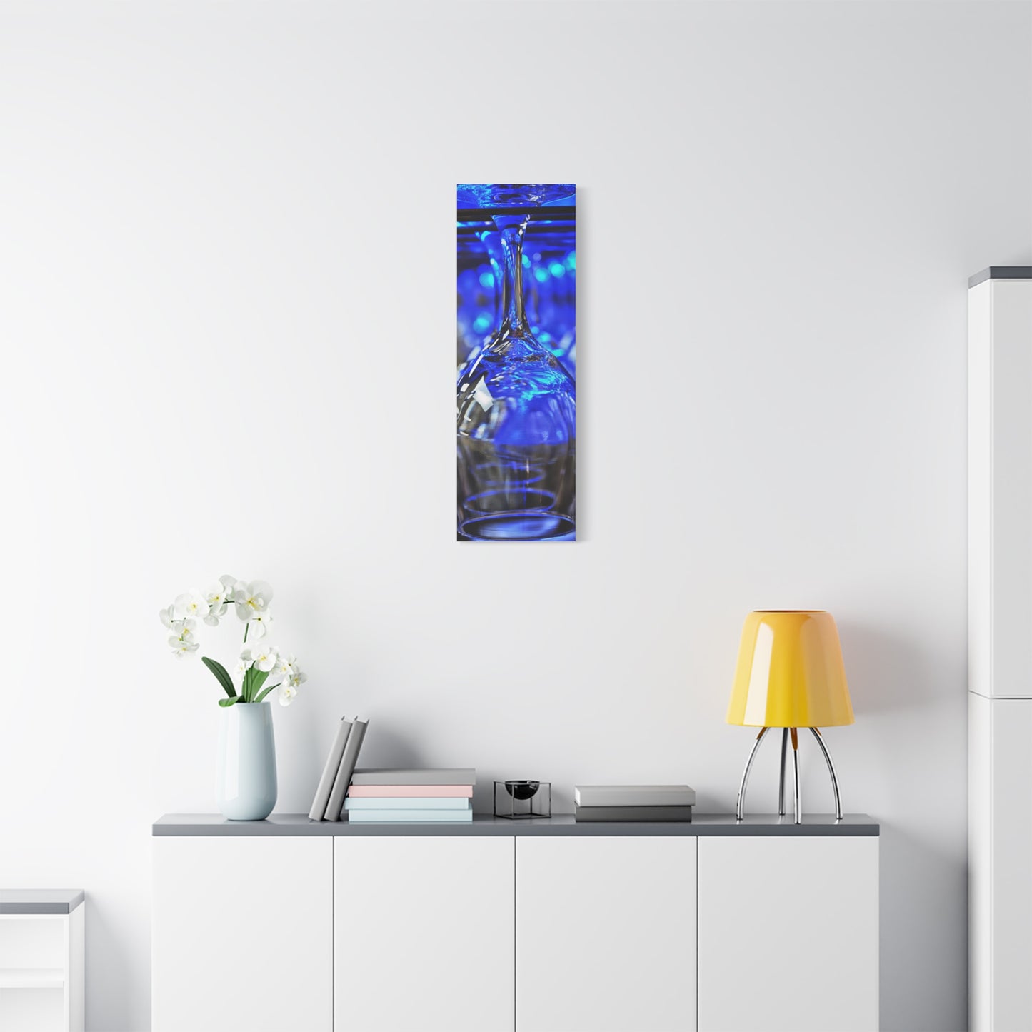 Blue Reflection Canvas Art Print