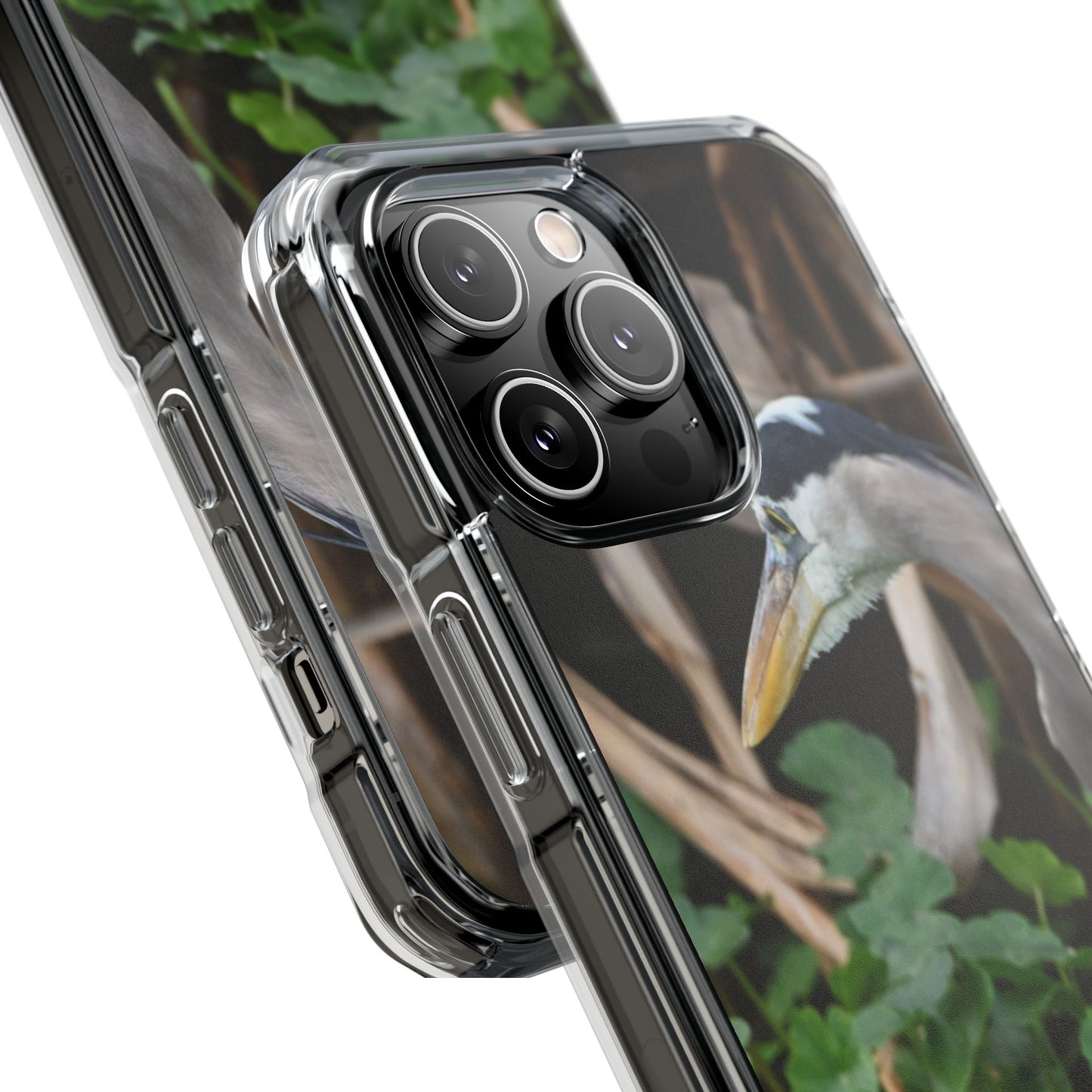 Great Blue Heron Phone Case with Clear Impact Design, Gift for Nature Lovers, Unique Phone Accessory, Protective Case, Bird Enthusiast Gift