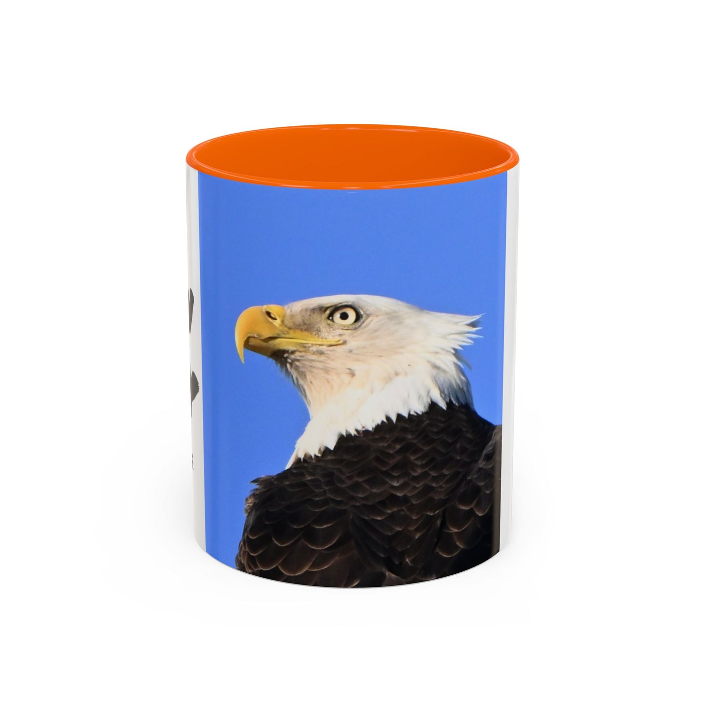 Bald Eagle Accent Coffee Mug – Patriotic Wildlife Ceramic 11/15oz