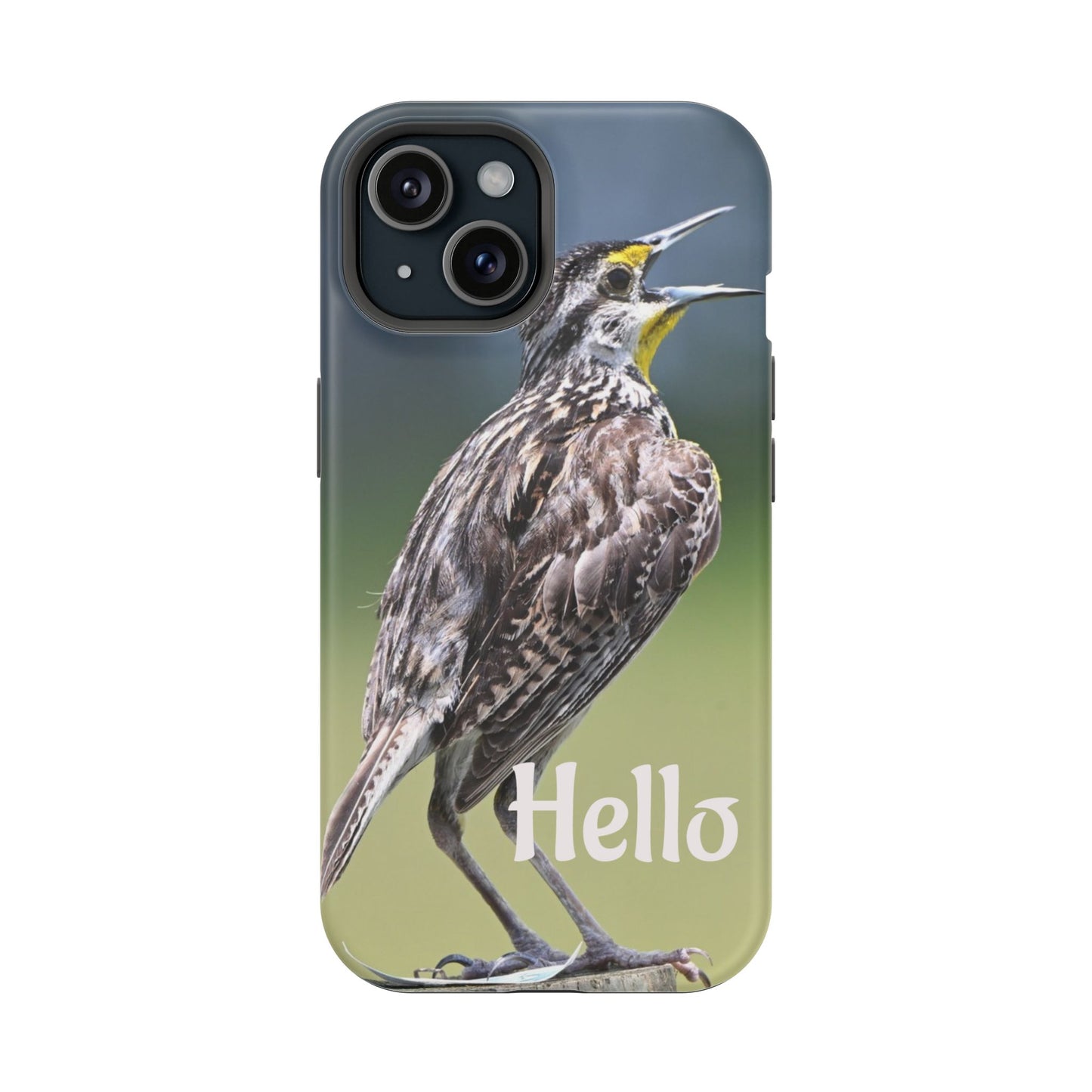 Bird-Themed Magnetic Tough Cases with 'Hello', Stylish Phone Protectors, Gifts for Nature Lovers, Birdwatching Accessories, Wildlife [...]