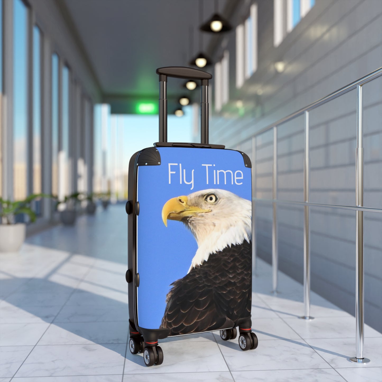 Eagle 'Fly Time' Carry-On Suitcase – Patriotic Travel Luggage