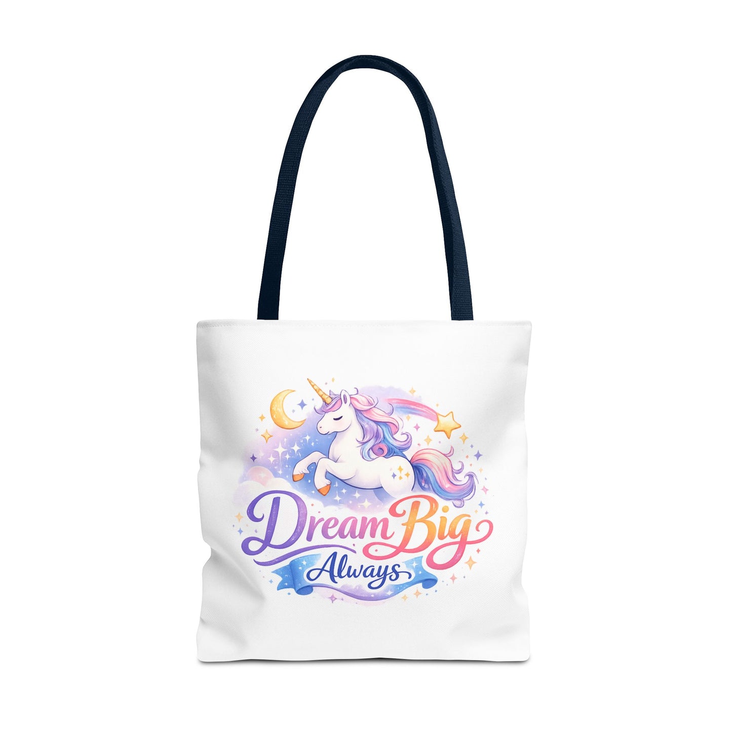 Unicorn 'Dream Big Always' Tote Bag