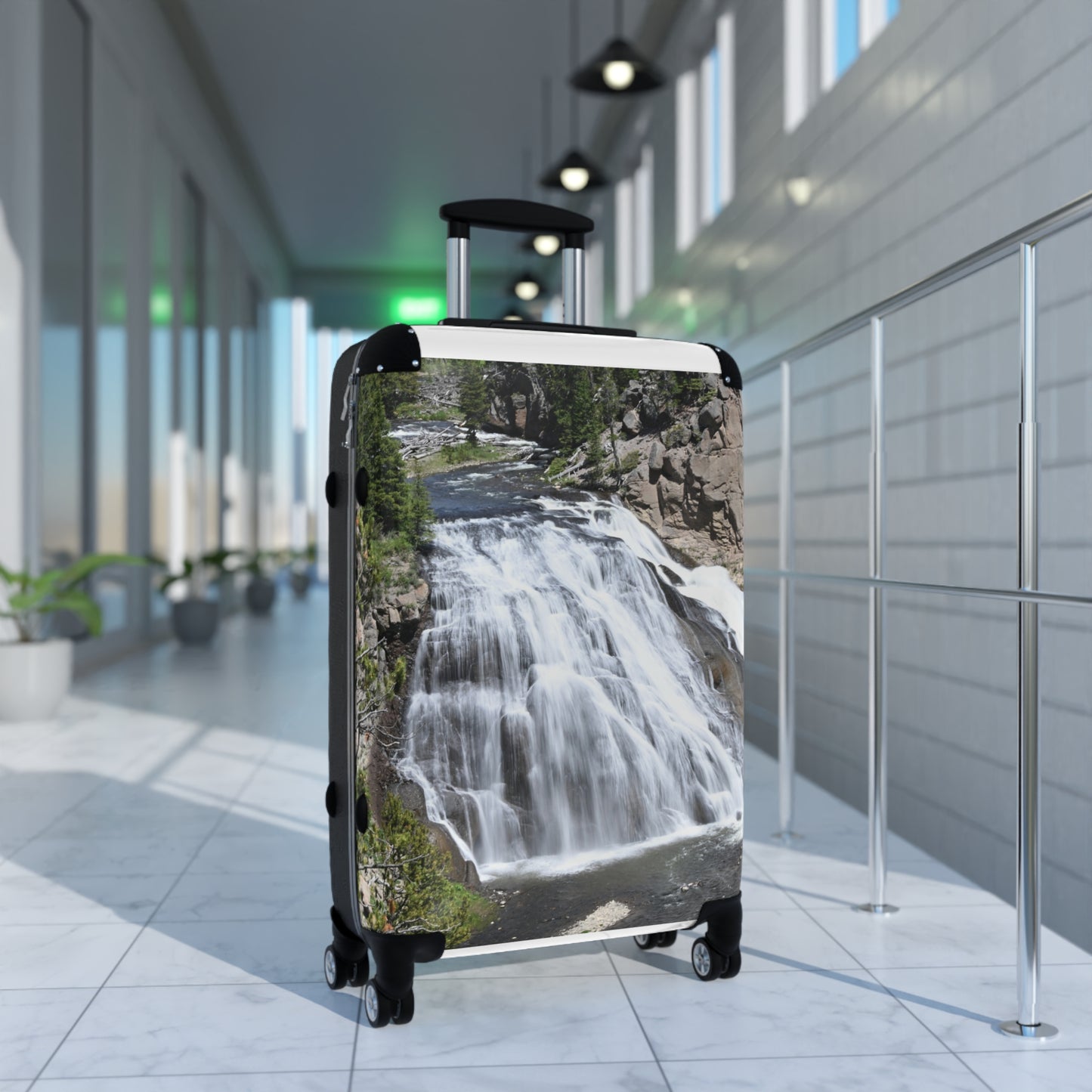 Beautiful Waterfall Print Suitcase - Travel Luggage for Nature Lovers, Adventure Gear, Stylish Carry-On, Gift for Travelers, Vacation Essentials