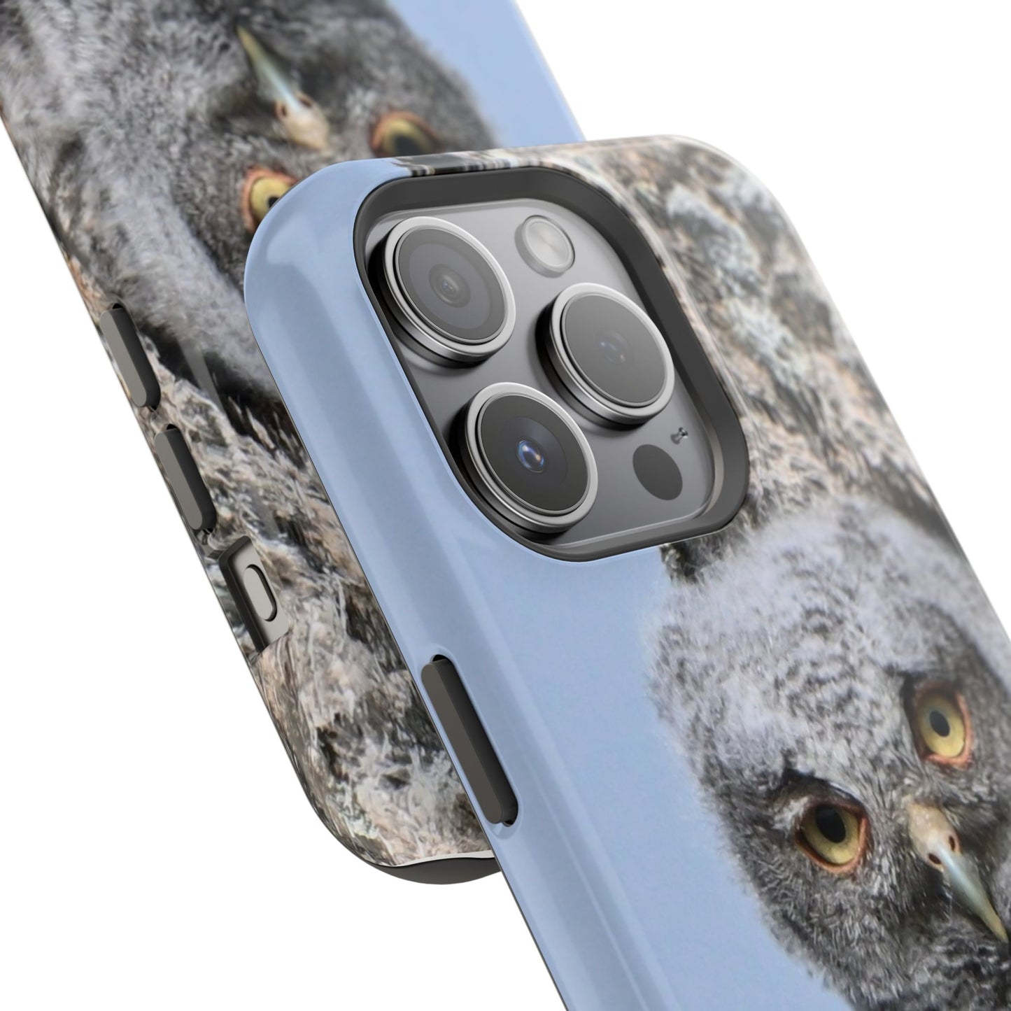 Owl Magnetic Tough Case, Wildlife Phone Case, Nature Lover Gift, Eco-Friendly Phone Cover, Customizable Phone Accessory
