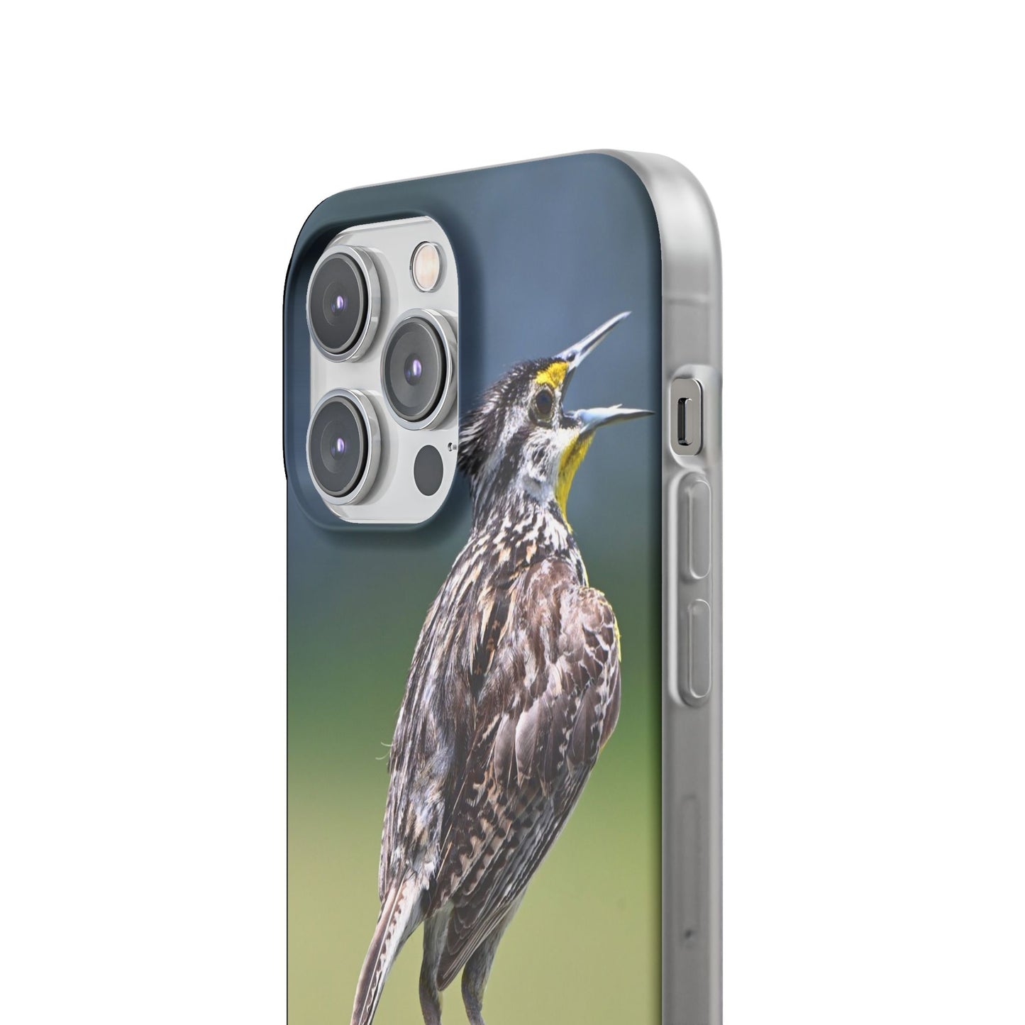 Singing Meadowlark Phone Case – Nature Bird Photo Flexi Case