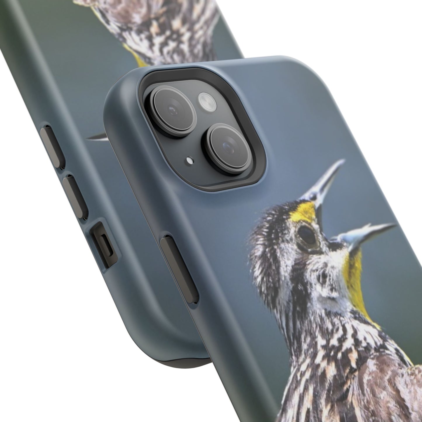 Western Meadowlark Photo Phone Case — Impact-Resistant Protective Cover