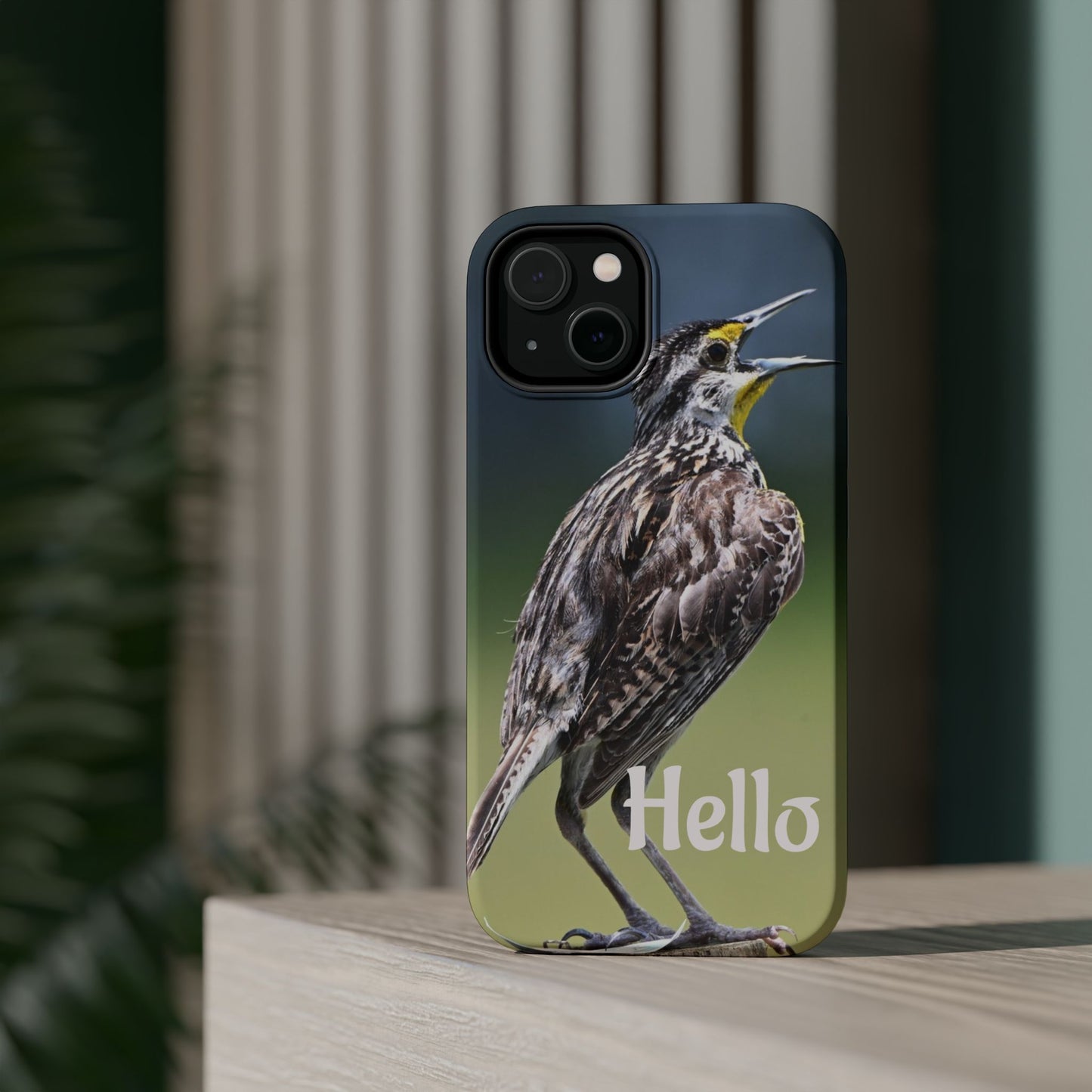 Bird-Themed Magnetic Tough Cases with 'Hello', Stylish Phone Protectors, Gifts for Nature Lovers, Birdwatching Accessories, Wildlife [...]