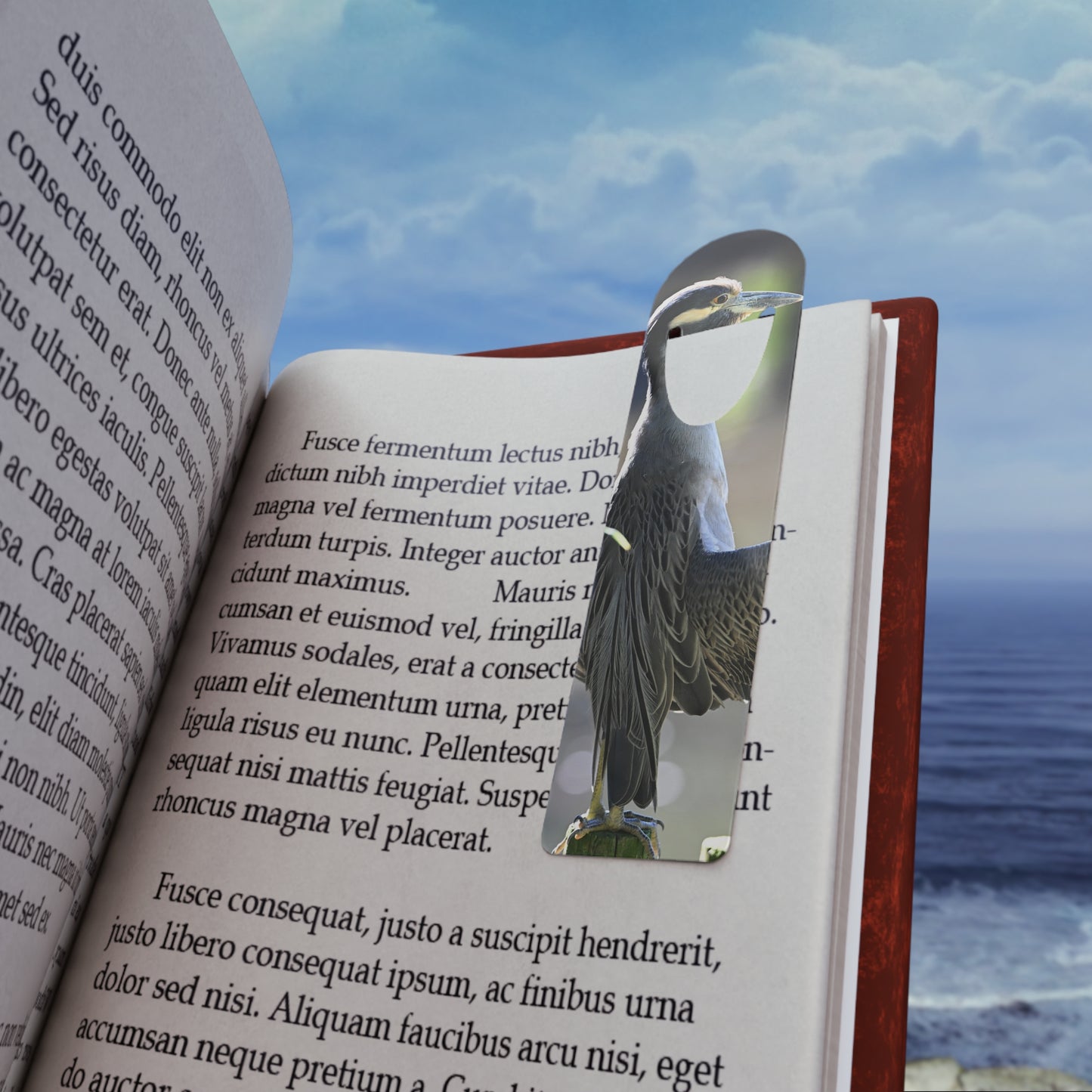 Nature-Inspired Bookmark, Bird Design Bookmark, Gift for Book Lovers, Eco-Friendly Page Marker, Unique Reader Accessory