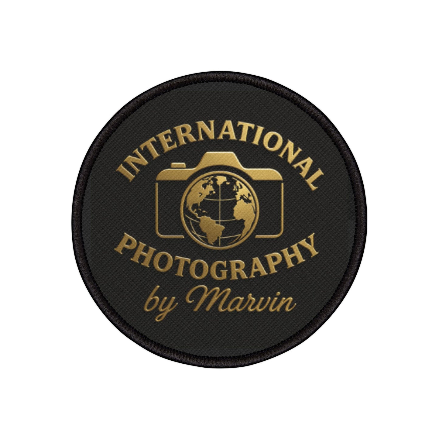 International Photography Iron-On Patches, Custom Embroidery Patches, Creative Denim Decor, Photography Gift, Unique Clothing Accessories