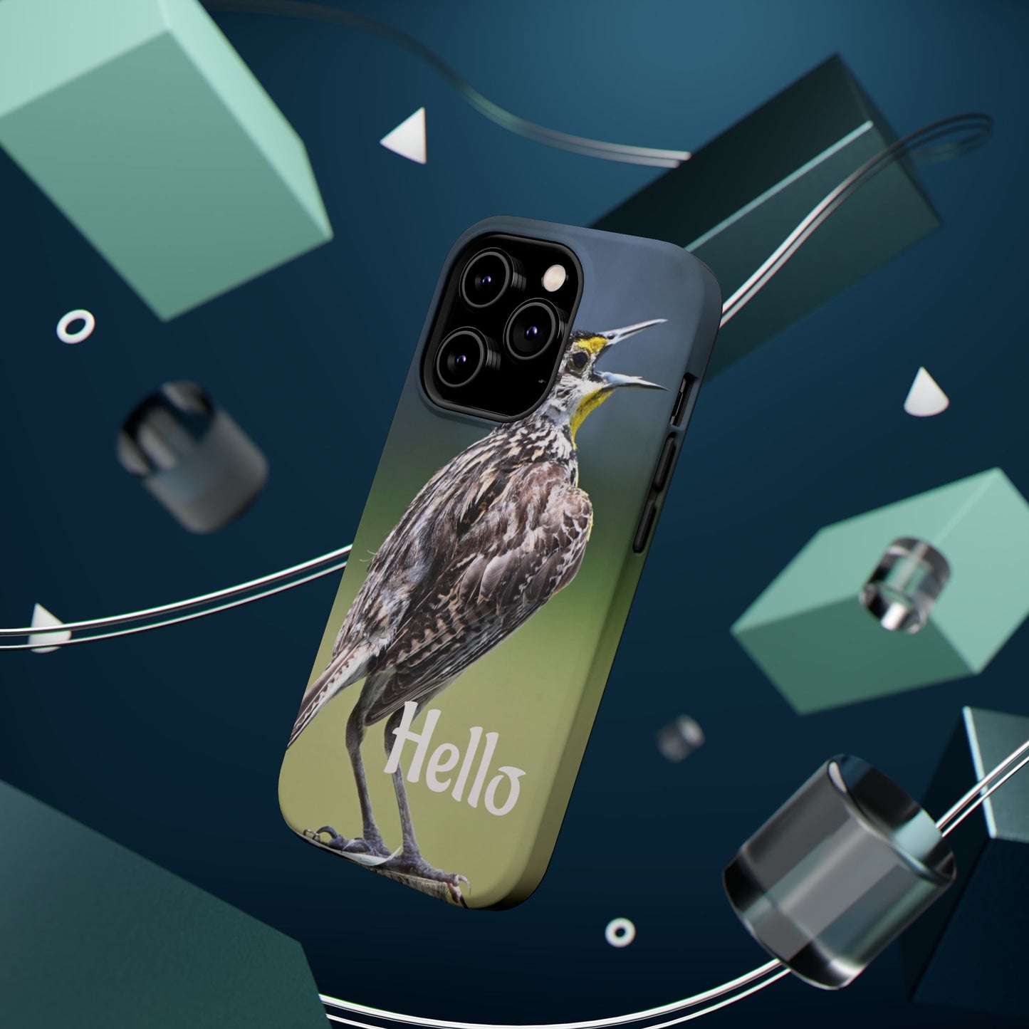 Bird-Themed Magnetic Tough Cases with 'Hello', Stylish Phone Protectors, Gifts for Nature Lovers, Birdwatching Accessories, Wildlife [...]