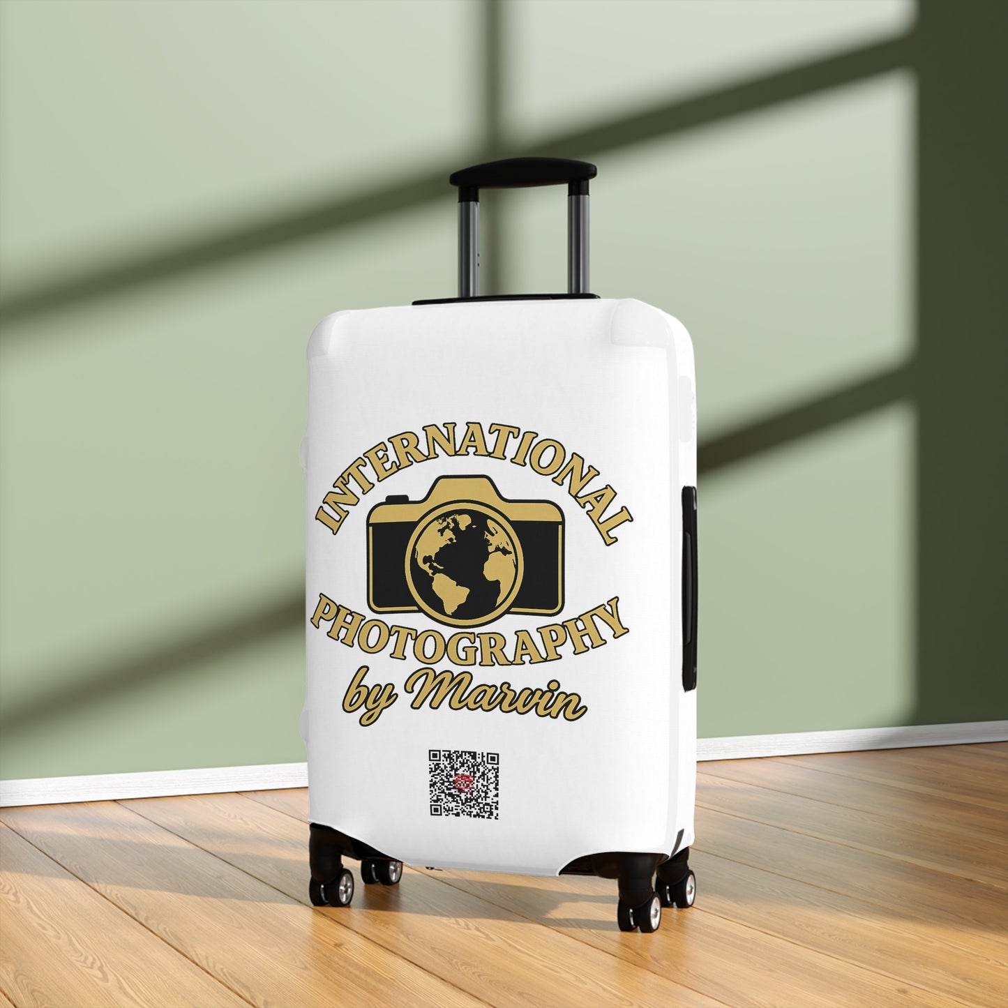 International Photography Luggage Cover — 'International Photography by Marvin' Travel Suitcase Protector