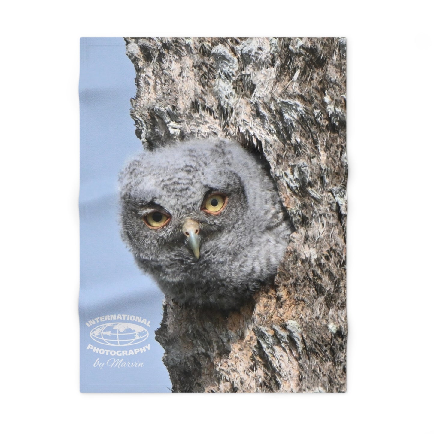 Cozy Owl Baby Blanket | Soft Fleece Nursery Decor, Gift for Baby Showers, Unique Kids' Room, Bird Lovers' Present, Eco-Friendly