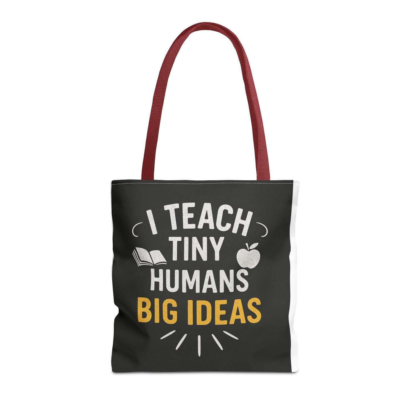 Inspirational Teacher Tote Bag - I Teach Tiny Humans Big Ideas, Perfect for Educators, Back to School, Classroom Essentials, Gifts for [...]