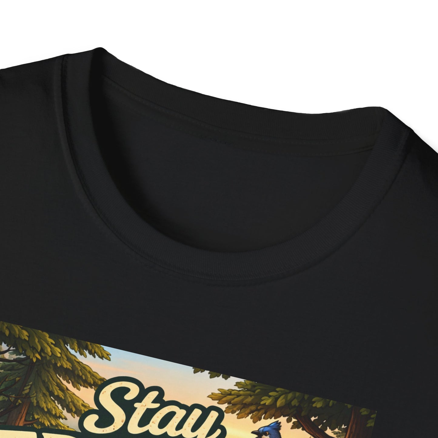 Stay Trashy Raccoon T-Shirt — Funny Garbage Bandit Graphic Tee