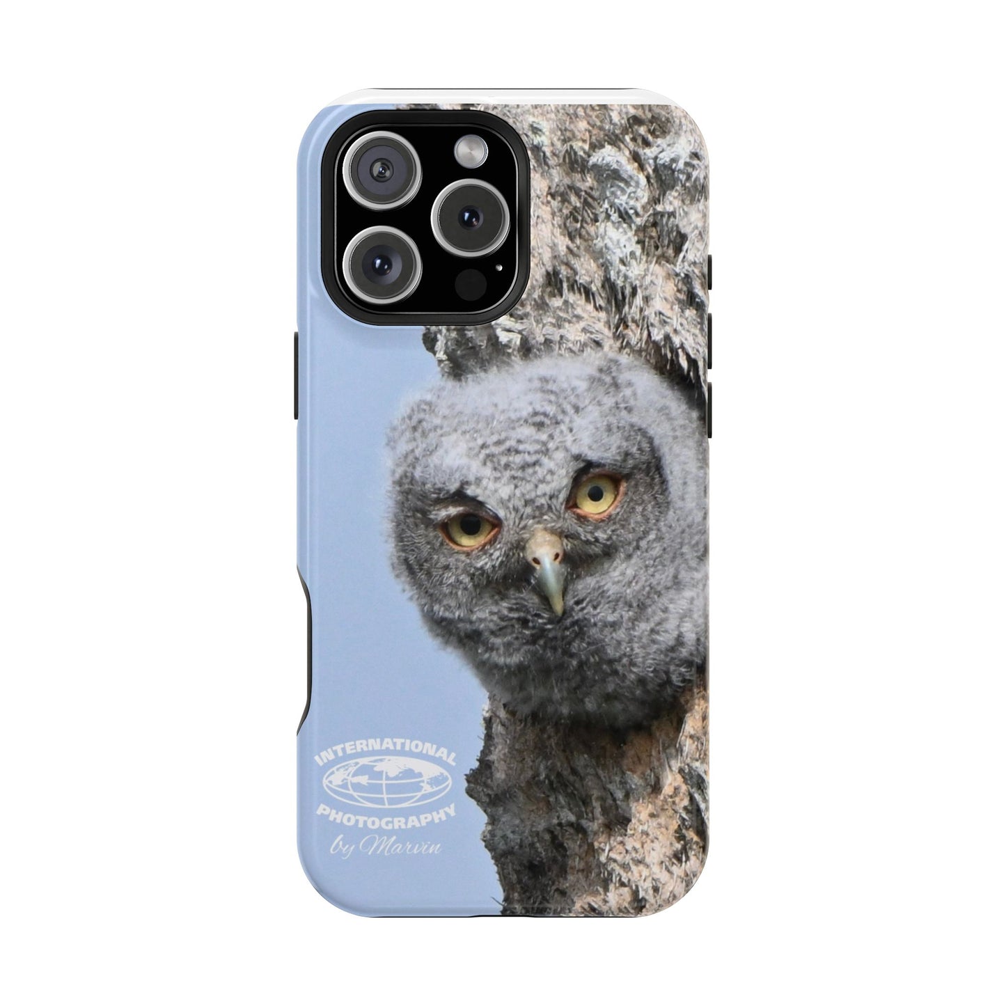 Owl Magnetic Tough Case, Wildlife Phone Case, Nature Lover Gift, Eco-Friendly Phone Cover, Customizable Phone Accessory