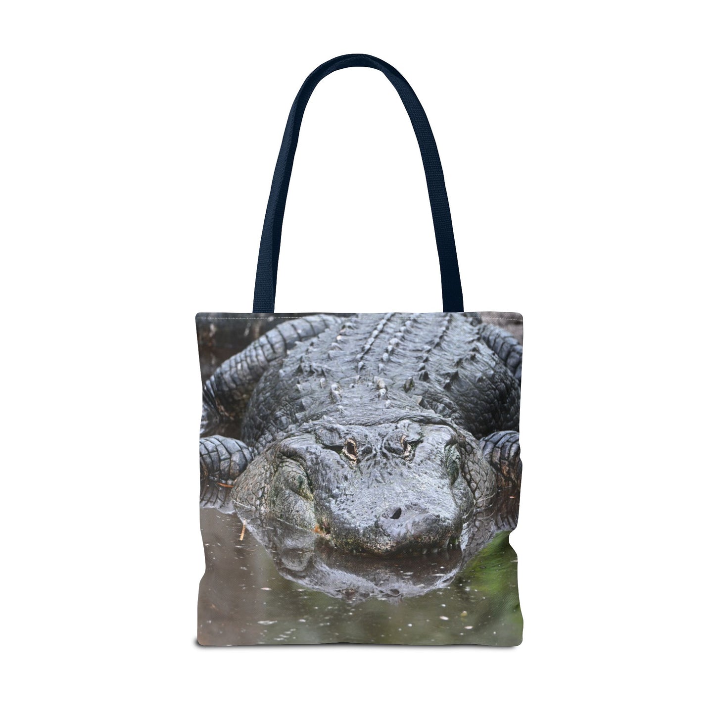 Alligator Print Tote Bag, Wildlife Lover Gift, Eco-Friendly Bag, Beach Tote, Animal Lovers' Accessory, Unique Alligator Purse
