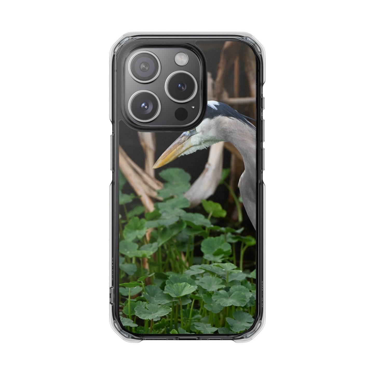 Great Blue Heron Phone Case with Clear Impact Design, Gift for Nature Lovers, Unique Phone Accessory, Protective Case, Bird Enthusiast Gift