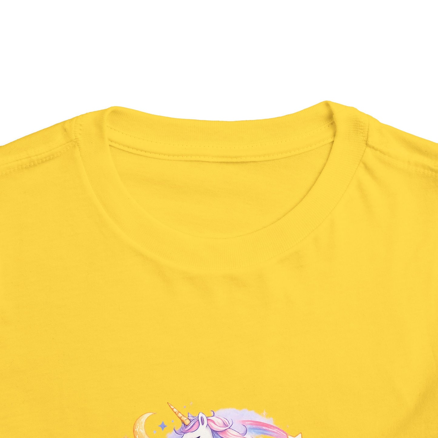 Toddler Tee — Dream Big Always Unicorn Graphic