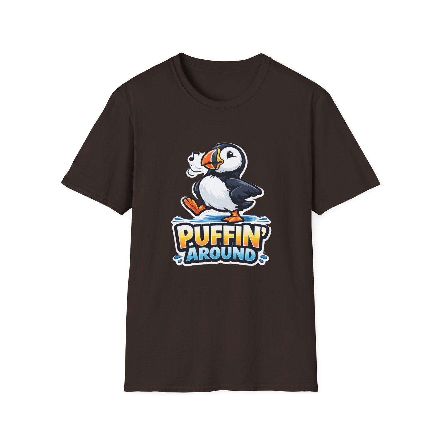 Puffin' Around T-Shirt – Cute Walking Puffin Graphic Tee