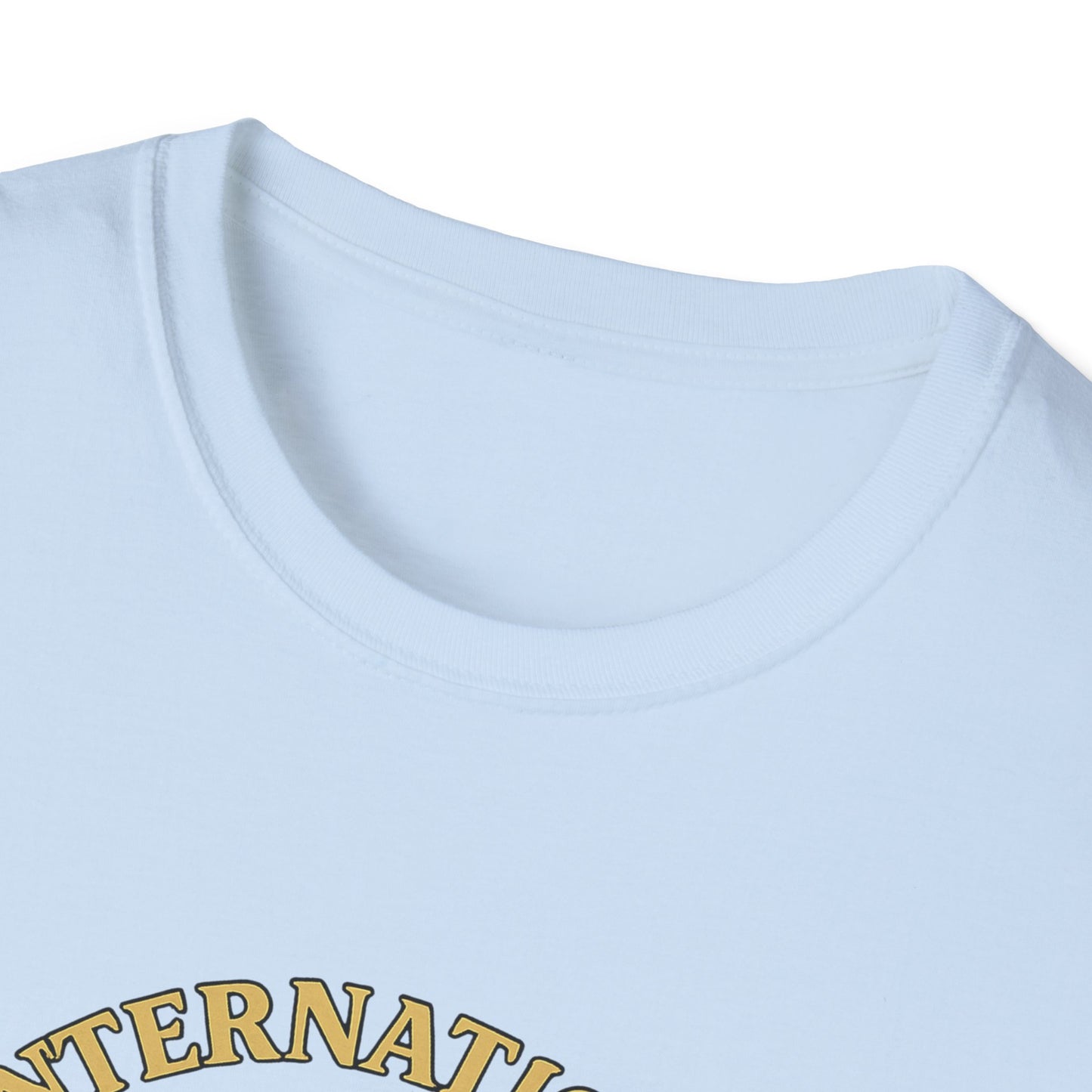 International Photography Graphic T‑Shirt — "International Photography by Marcin" Vintage Logo Tee