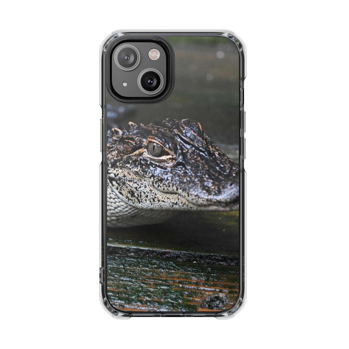 Clear Impact Phone Cases featuring Unique Wildlife Design, Alligator Art, Eco-Friendly Protection, Perfect Gift for Nature Lovers, [...]