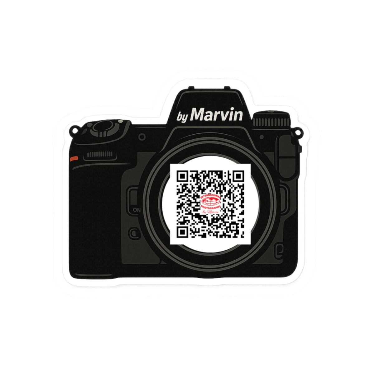 Camera Kiss-Cut Stickers - Photography Lover Decor, Laptop Stickers, Scrapbooking, DIY Projects, Gift for Creatives