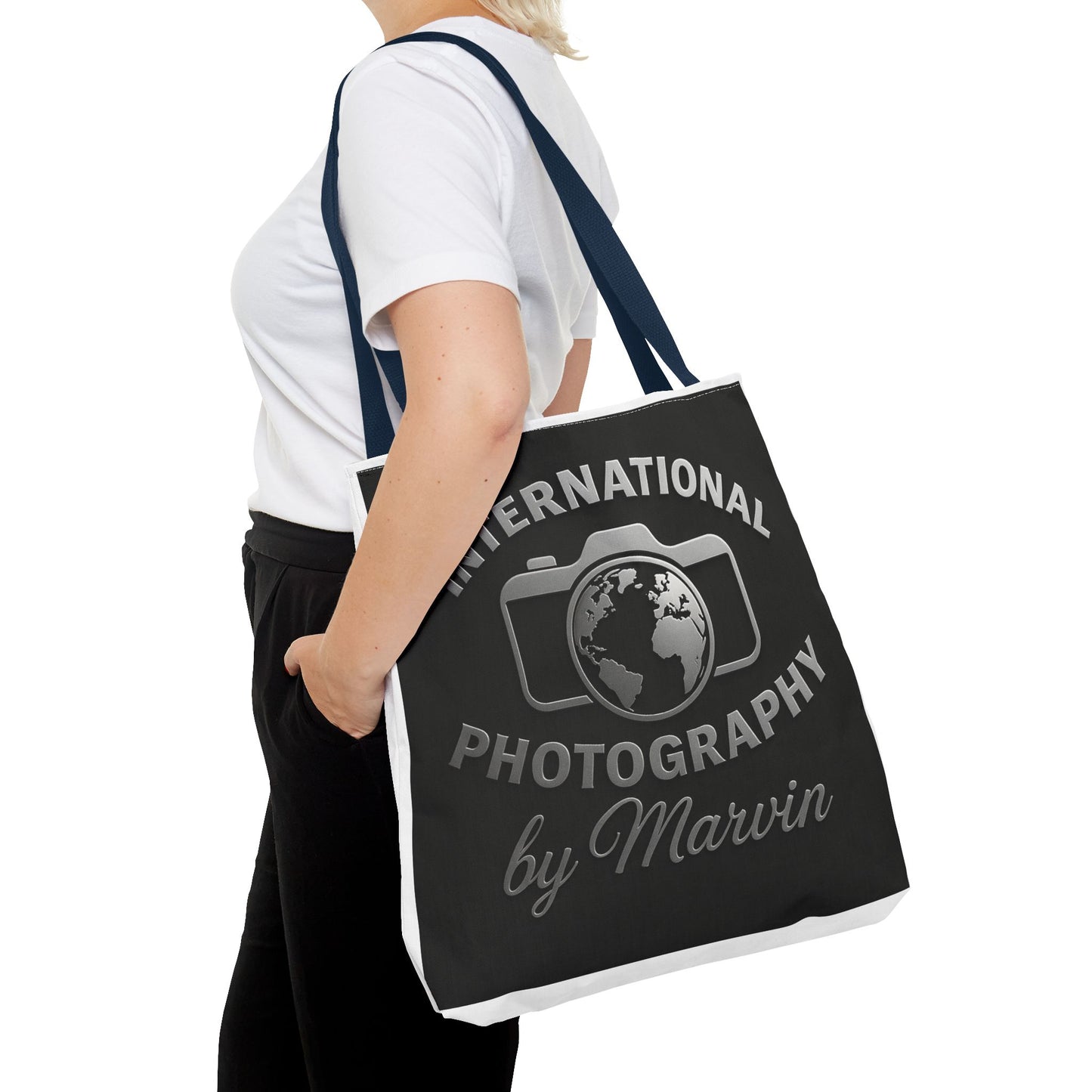 International Photography Tote Bag, Unique Shopper, Eco-Friendly Gift, Stylish Camera Lover Bag, Photography Enthusiast Accessory