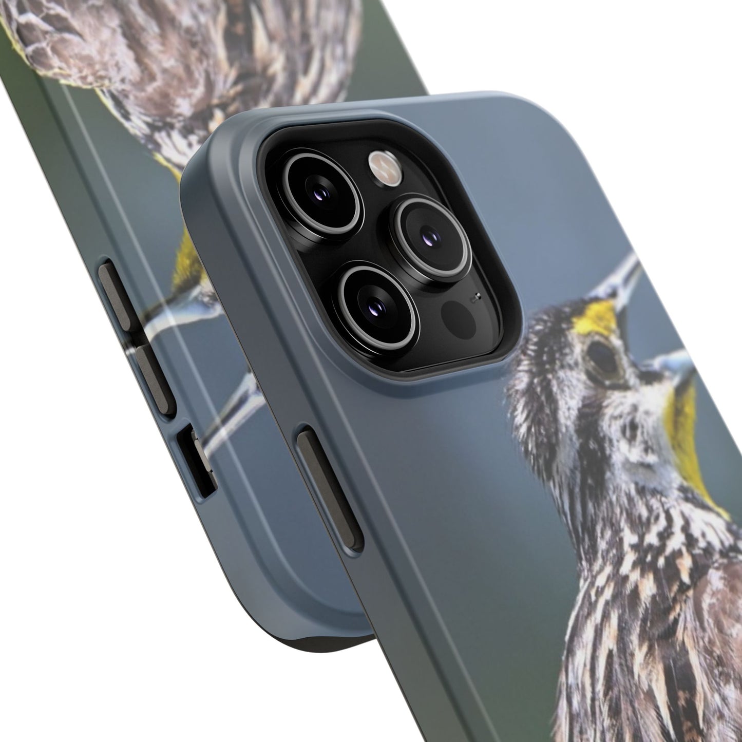Western Meadowlark Photo Phone Case — Impact-Resistant Protective Cover