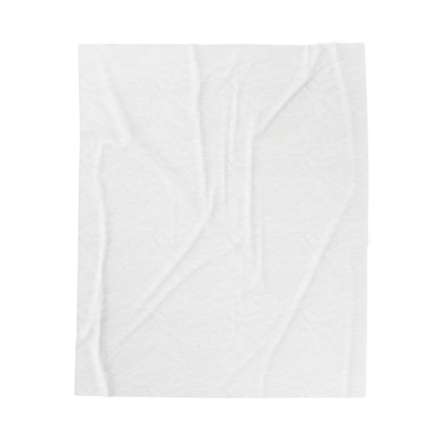 Hummingbird & Trumpet Flower Velveteen Plush Blanket — Soft Nature Throw