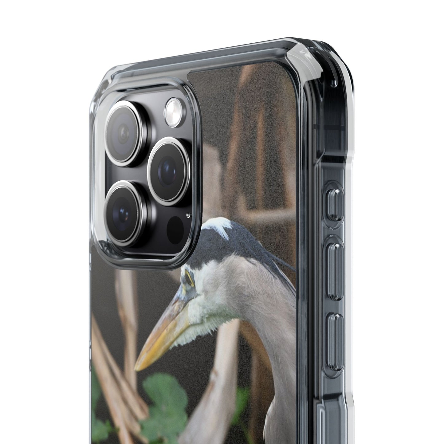 Great Blue Heron Phone Case with Clear Impact Design, Gift for Nature Lovers, Unique Phone Accessory, Protective Case, Bird Enthusiast Gift