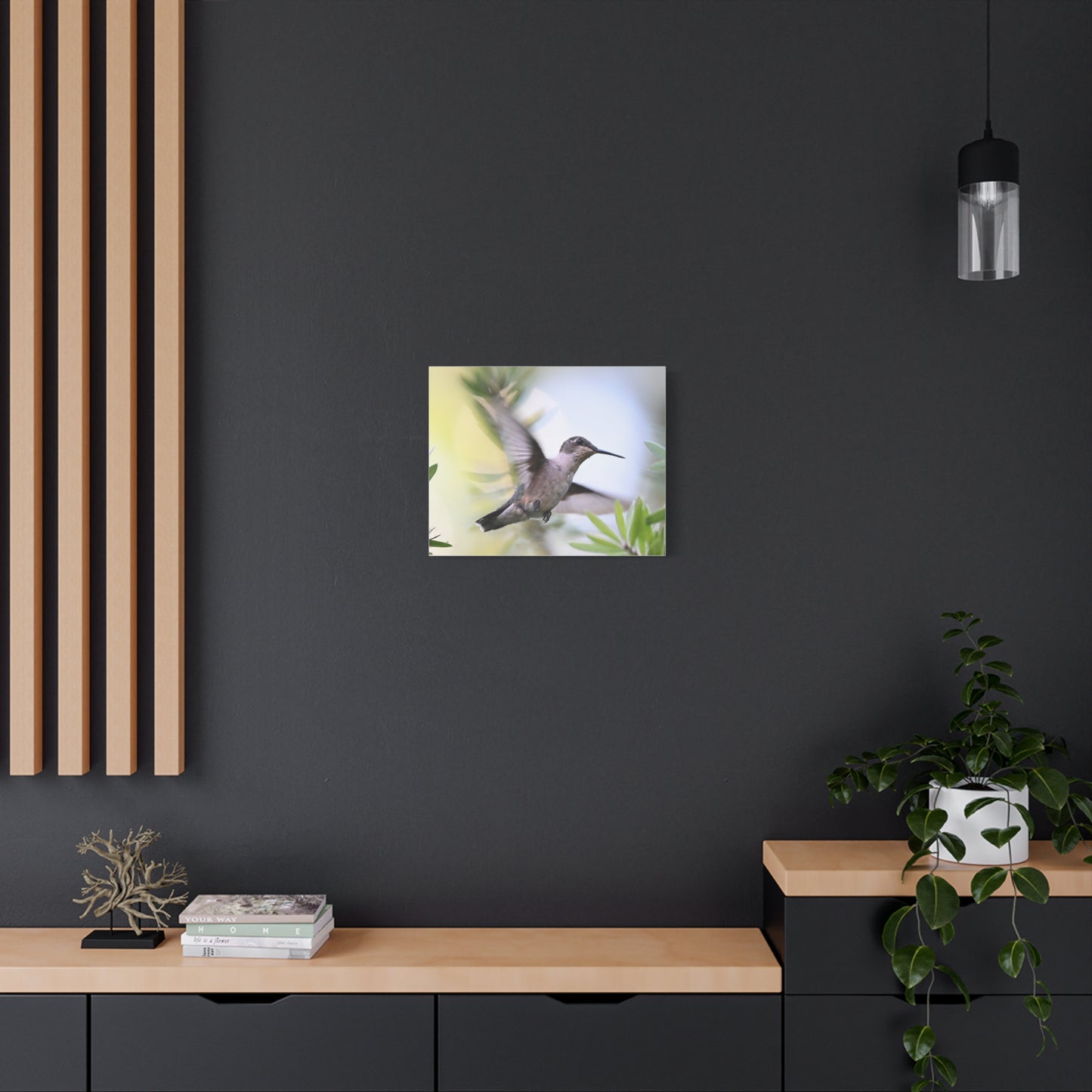 Hummingbird Canvas Wall Art — Matte Stretched 1.25"