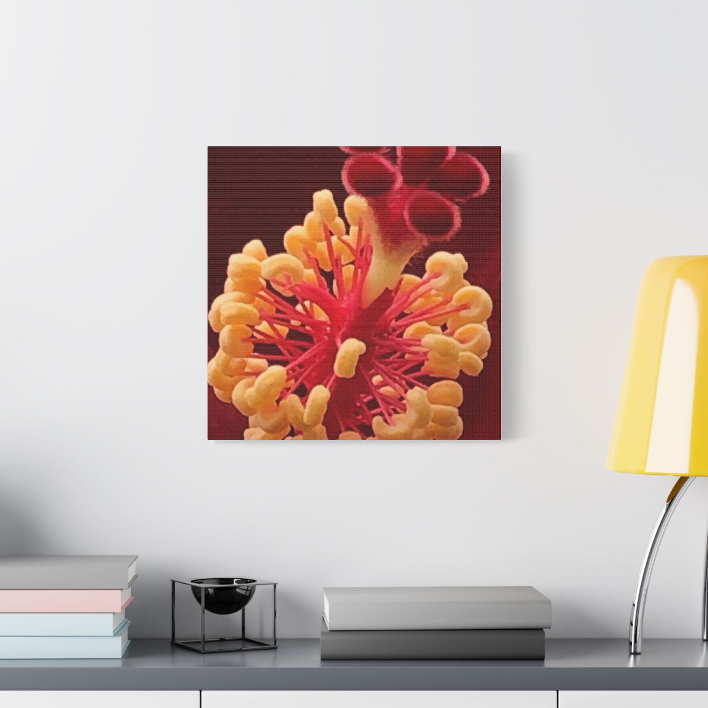 Floral Canvas Art Print, Stretched Wall Decor, Home Decor, Botanical Artwork, Modern Wall Art, Gift for Flower Lovers