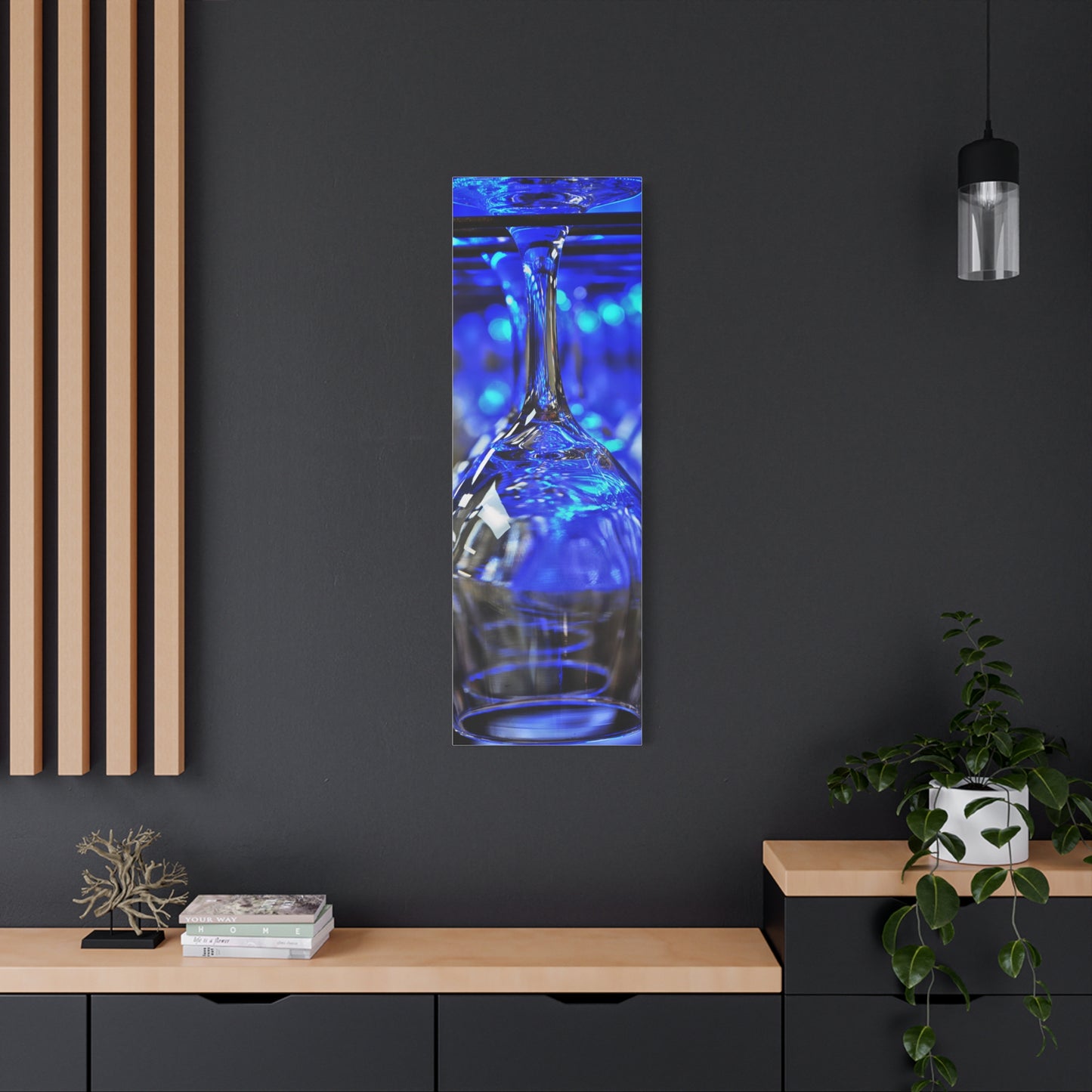 Blue Reflection Canvas Art Print