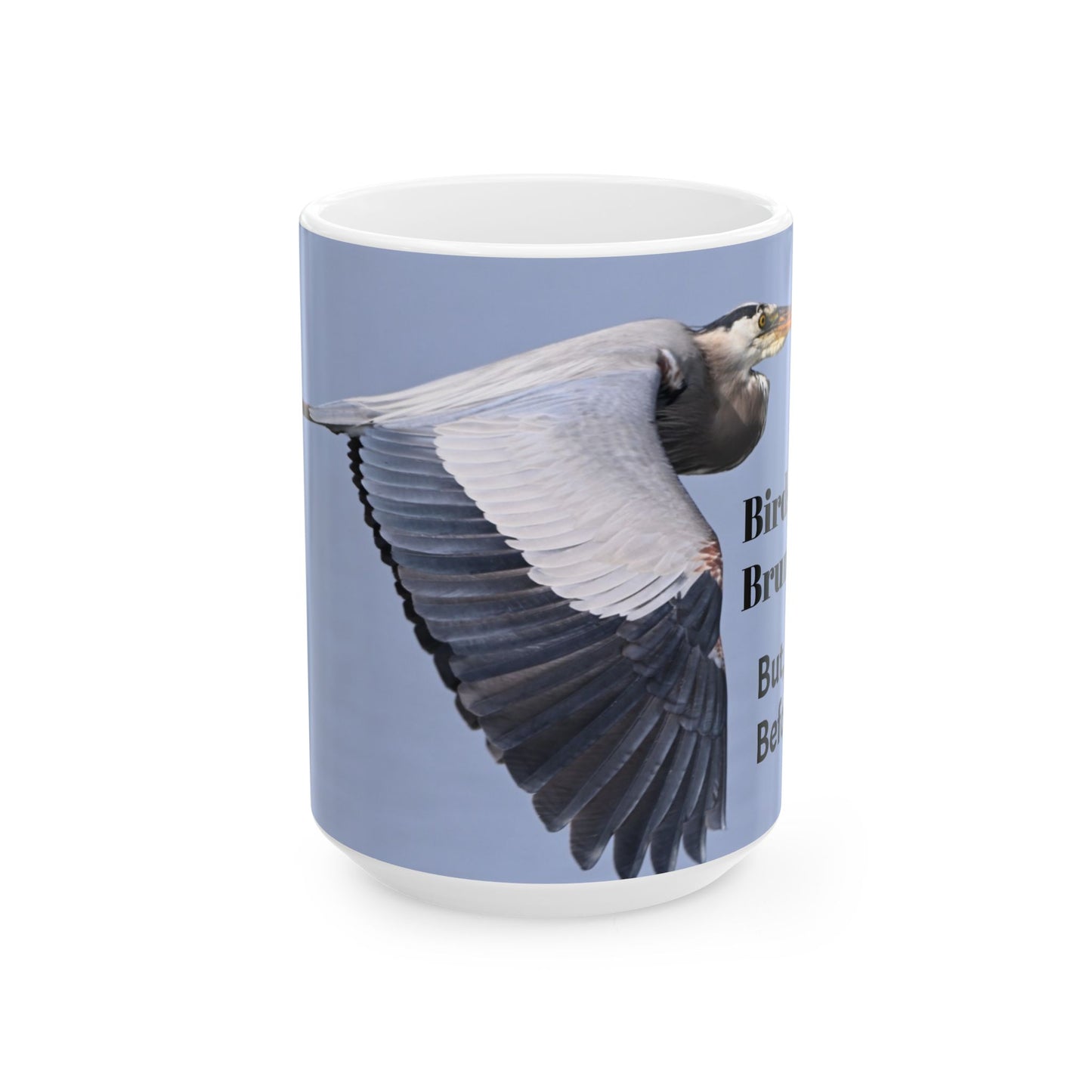 Birdwatcher's Ceramic Mug, Nature Lover Gift, Coffee Tea Cup, Birding Enthusiast, Unique Wildlife Mug, Brunch Lover's Coffee Cup