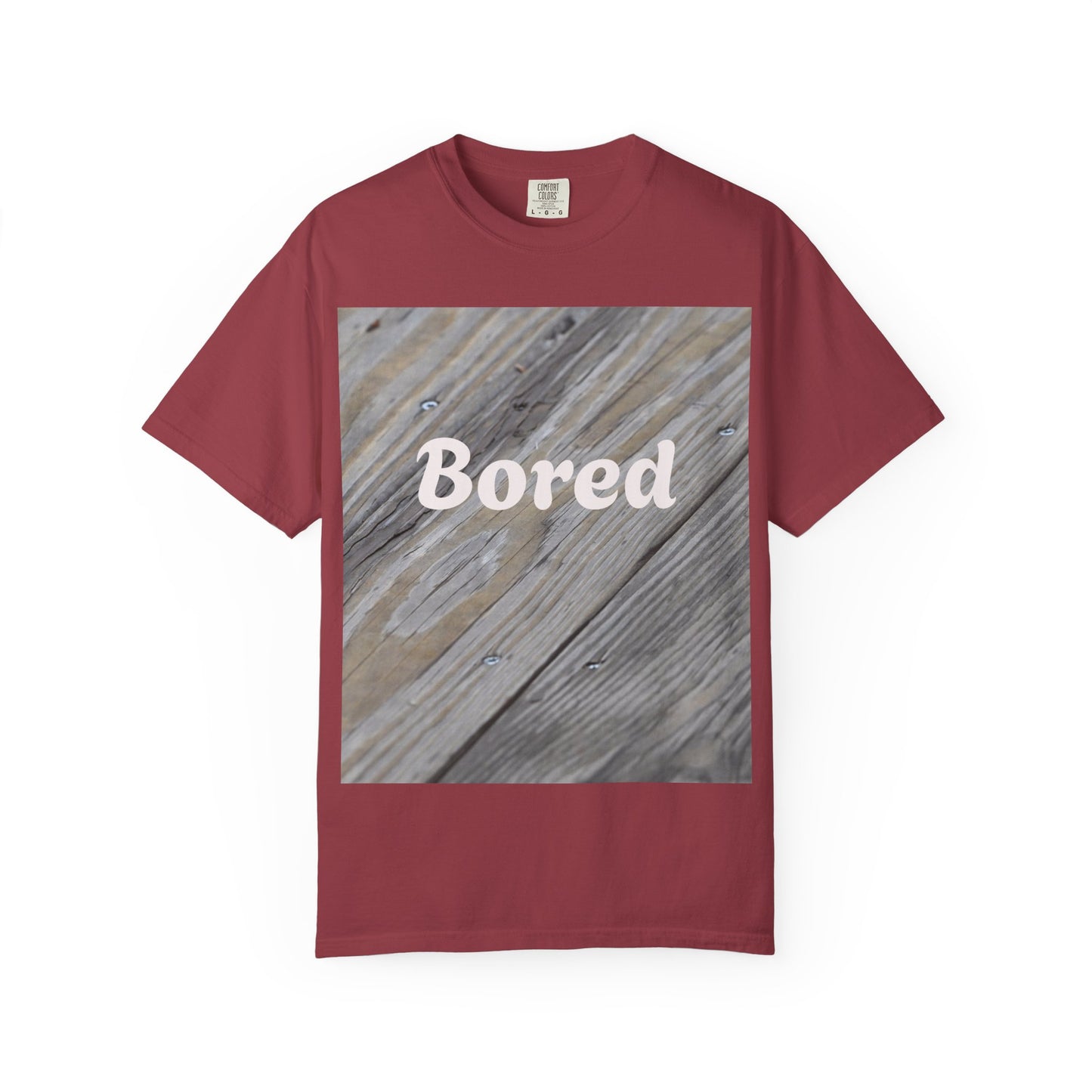 Bored Unisex Garment-Dyed T-Shirt, Casual Tee, Relaxed Shirt, Gift for Teens, Everyday Wear, Comfortable Clothing