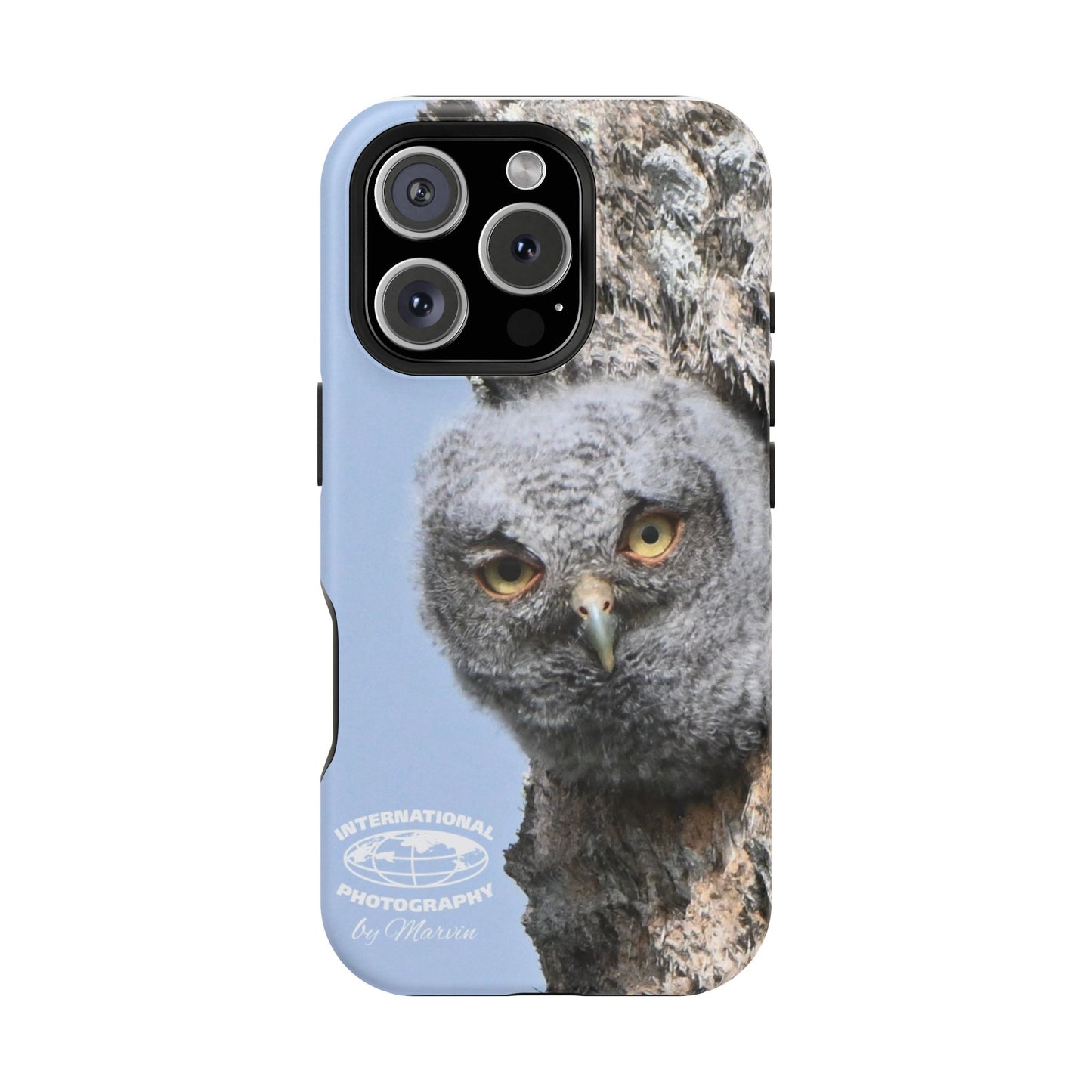 Owl Magnetic Tough Case, Wildlife Phone Case, Nature Lover Gift, Eco-Friendly Phone Cover, Customizable Phone Accessory