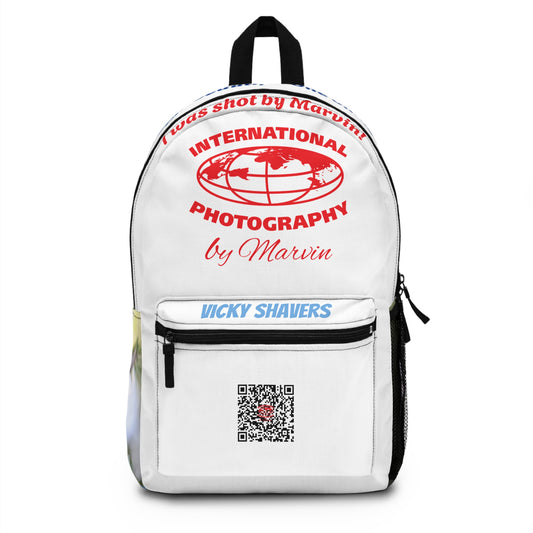Photography-Inspired Backpack for Creatives, Stylish School Backpack, Travel Bag, Unique Gift for Photographers, Custom Design Backpack