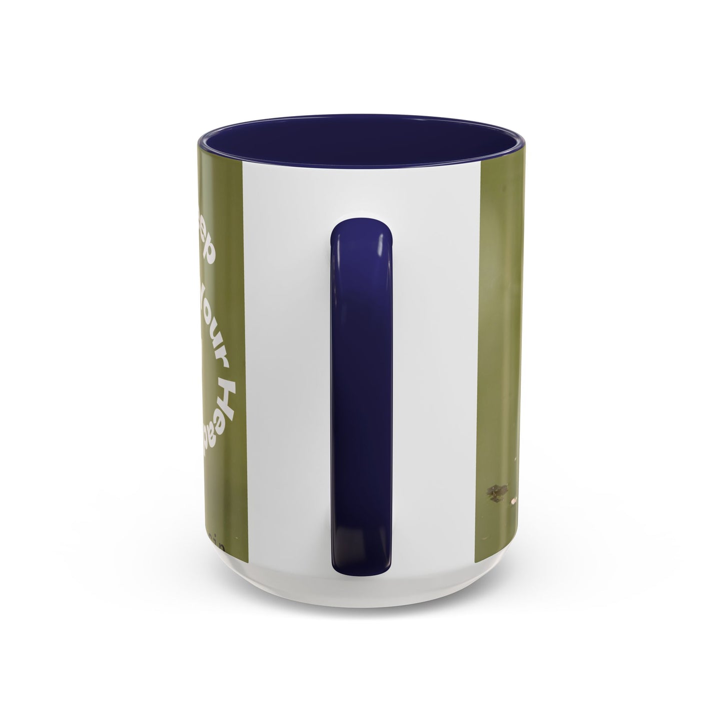 Turtle Coffee Mug — "Always Keep Your Head Up" Inspirational Accent Mug (11/15 oz)