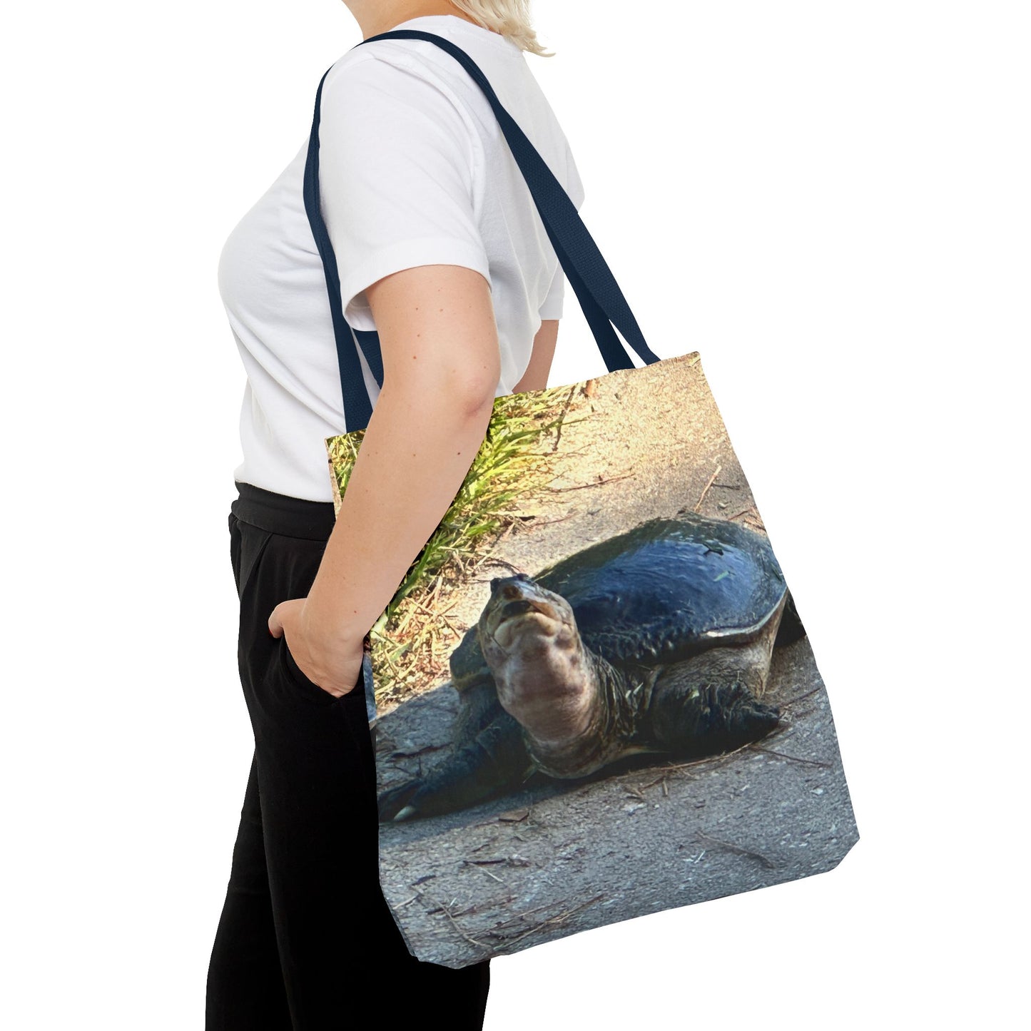 Cute Turtle Tote Bag - Eco-Friendly Beach Bag, Reusable Grocery Tote, Animal Lover Gift, Nature-Inspired Accessory, Perfect for Summer